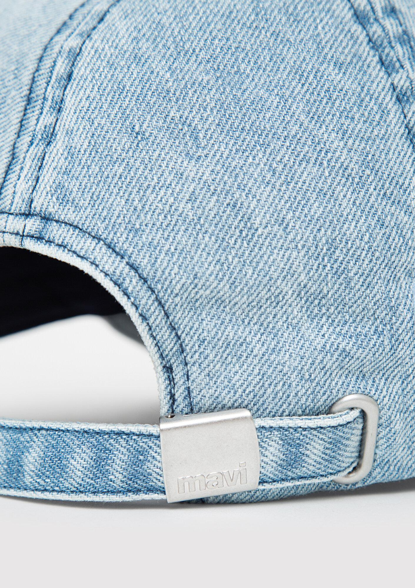 Mavi Mavi Nakışlı Denim Şapka 1914112-91503