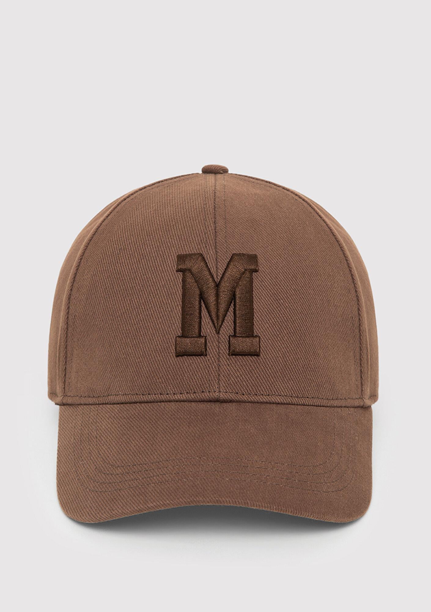 Mavi M Logo Nakışlı Kahverengi Şapka 1912255-70387