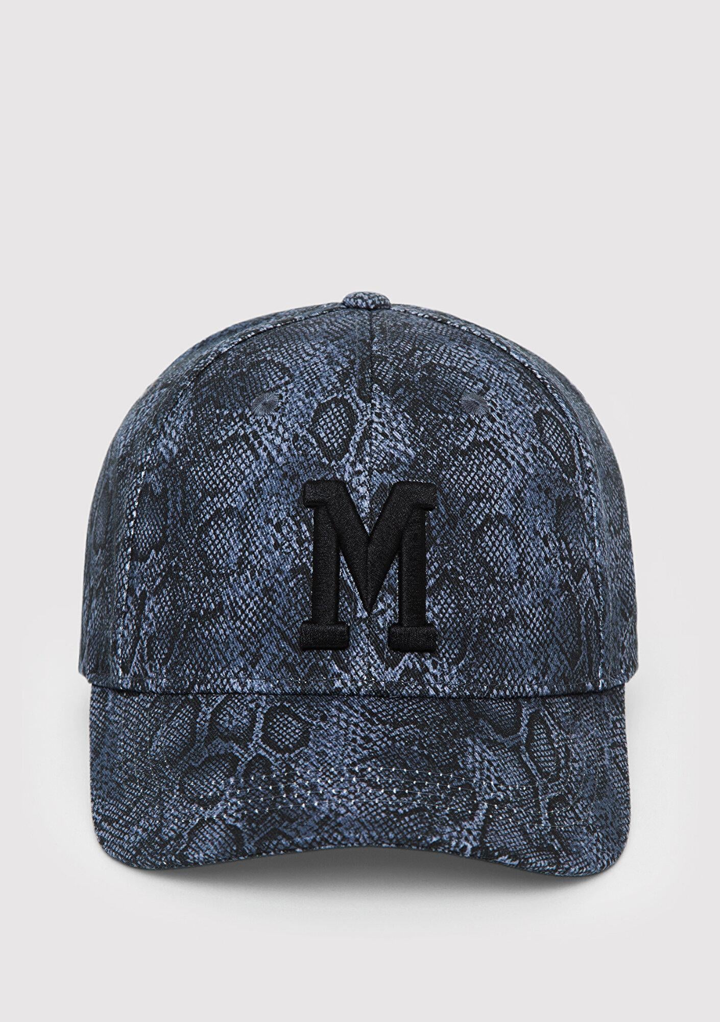 Mavi M Logo Nakışlı Desenli Şapka 1914183-70750