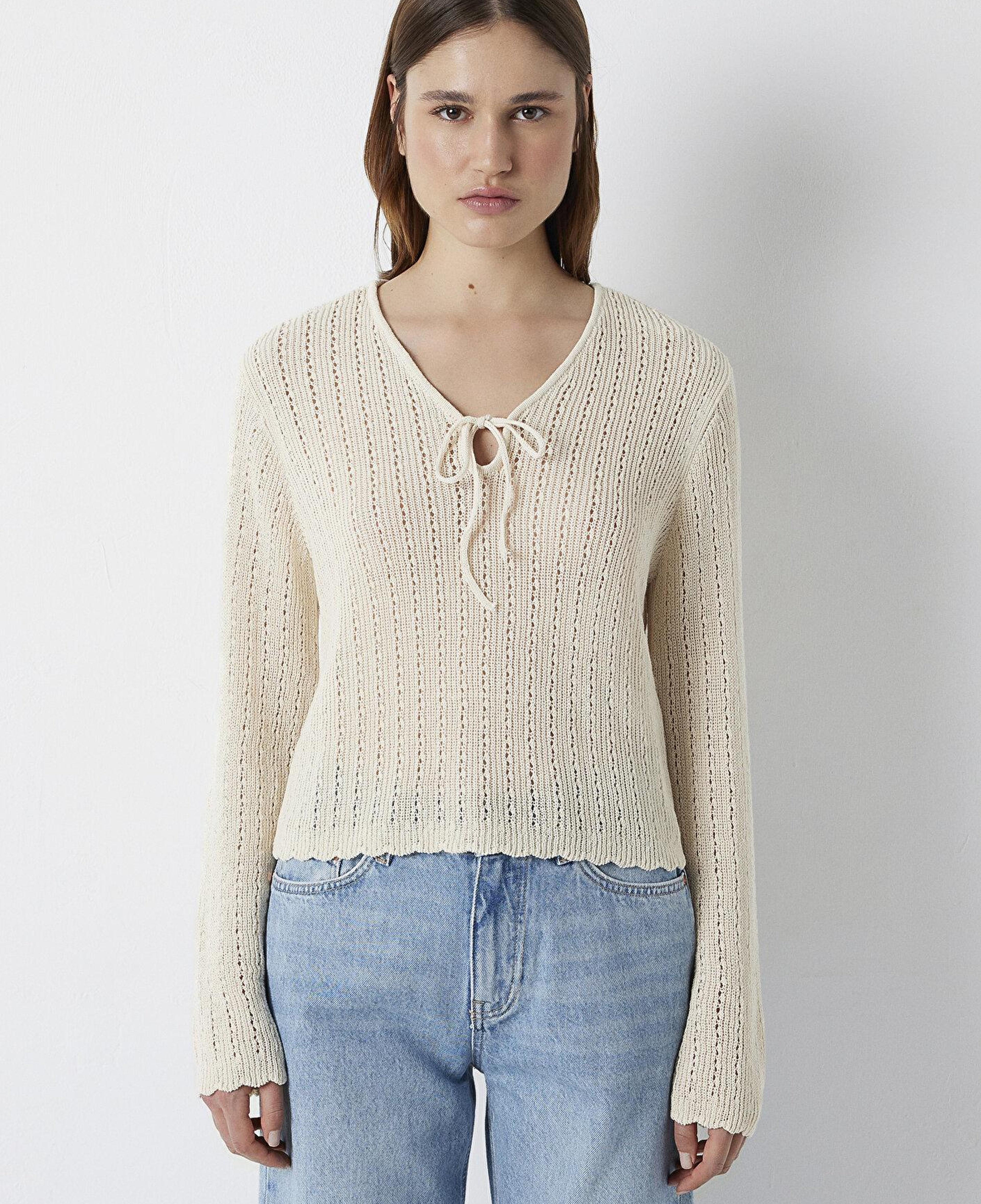 Mavi Ekru Kazak Boxy Fit 1710954-70057