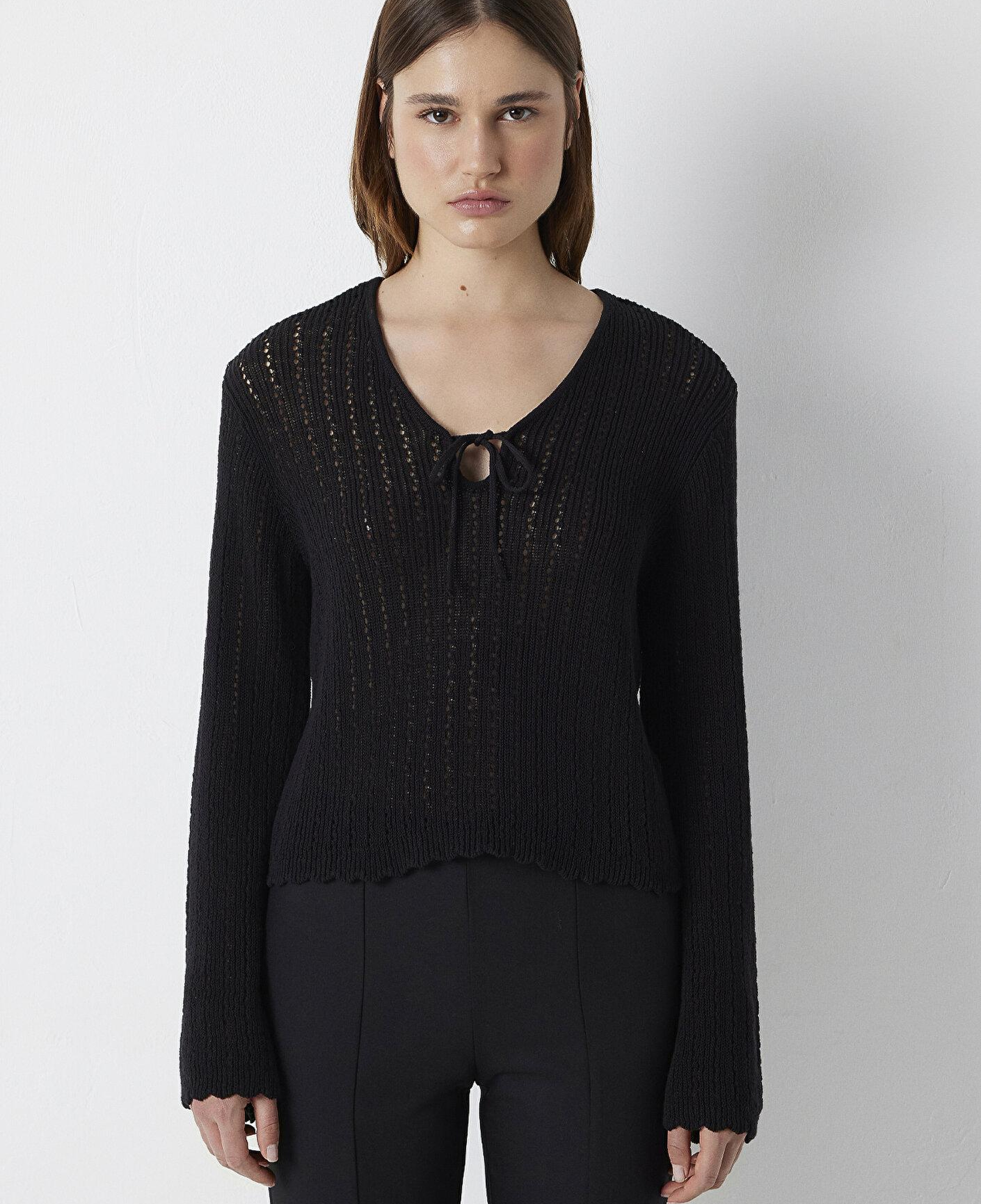 Mavi Siyah Kazak Boxy Fit 1710954-900