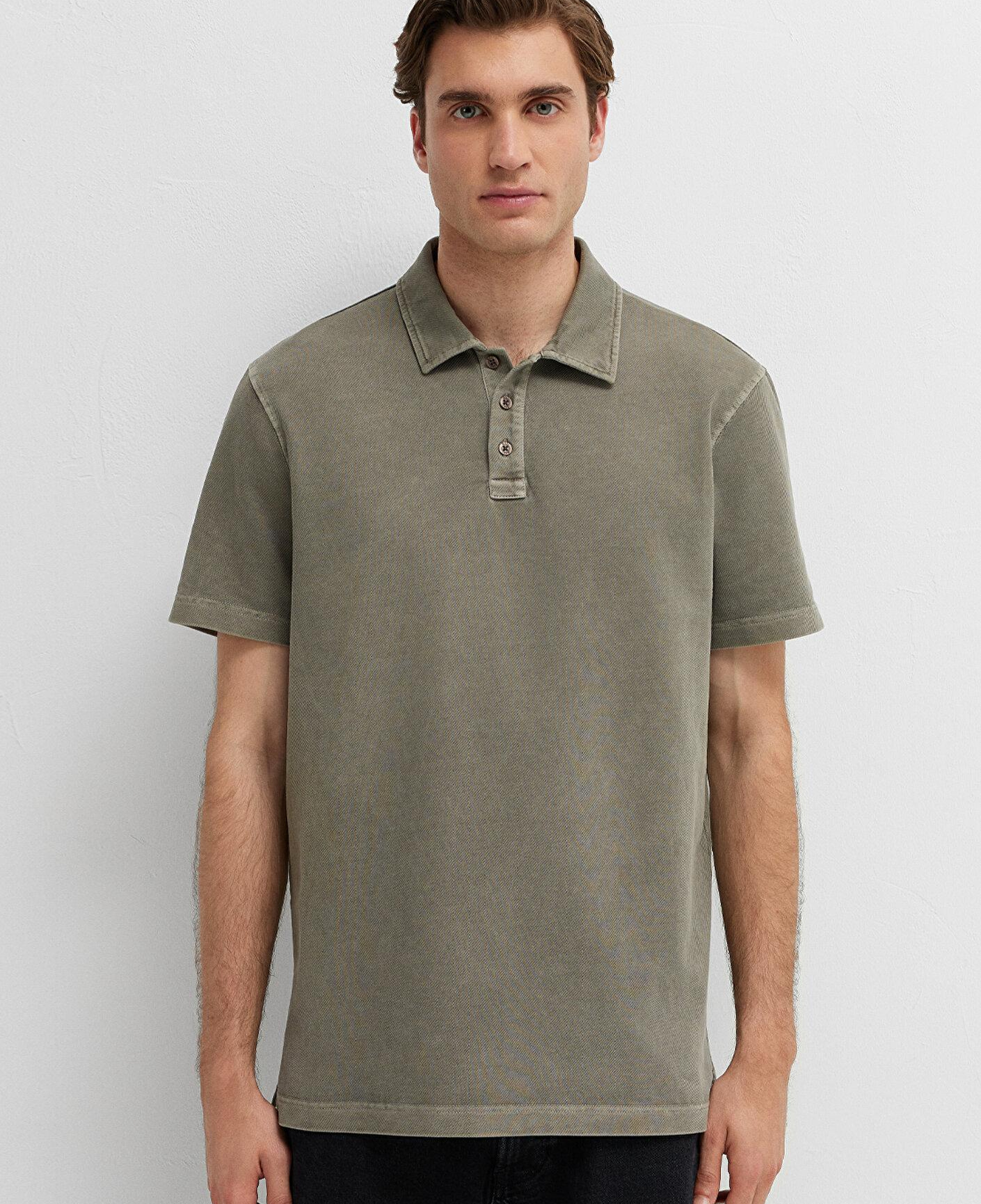 Mavi Kahverengi Polo Tişört Regular Fit / Normal Kesim 0613514-70376