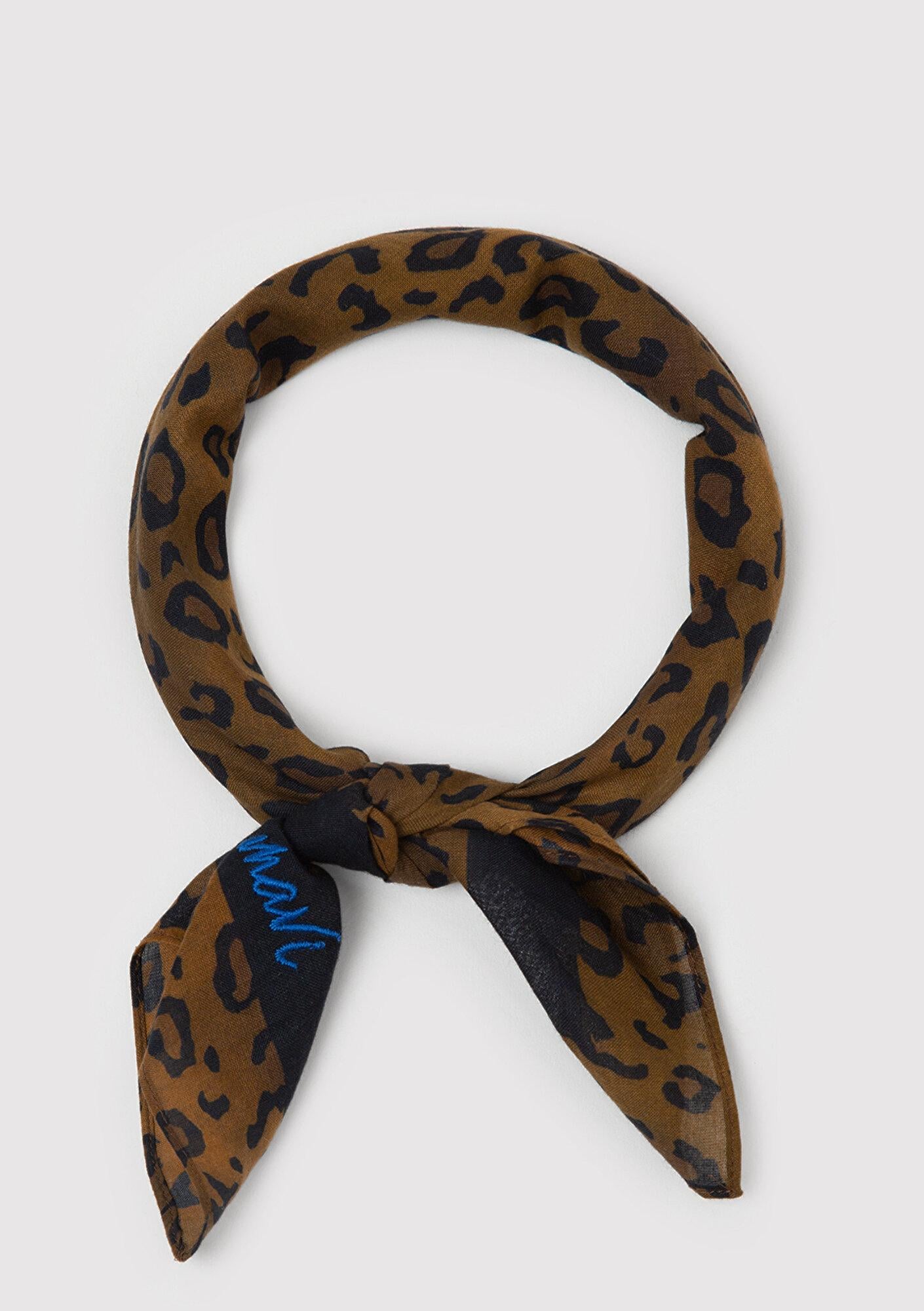 Mavi Kahverengi Bandana 1914018-25818