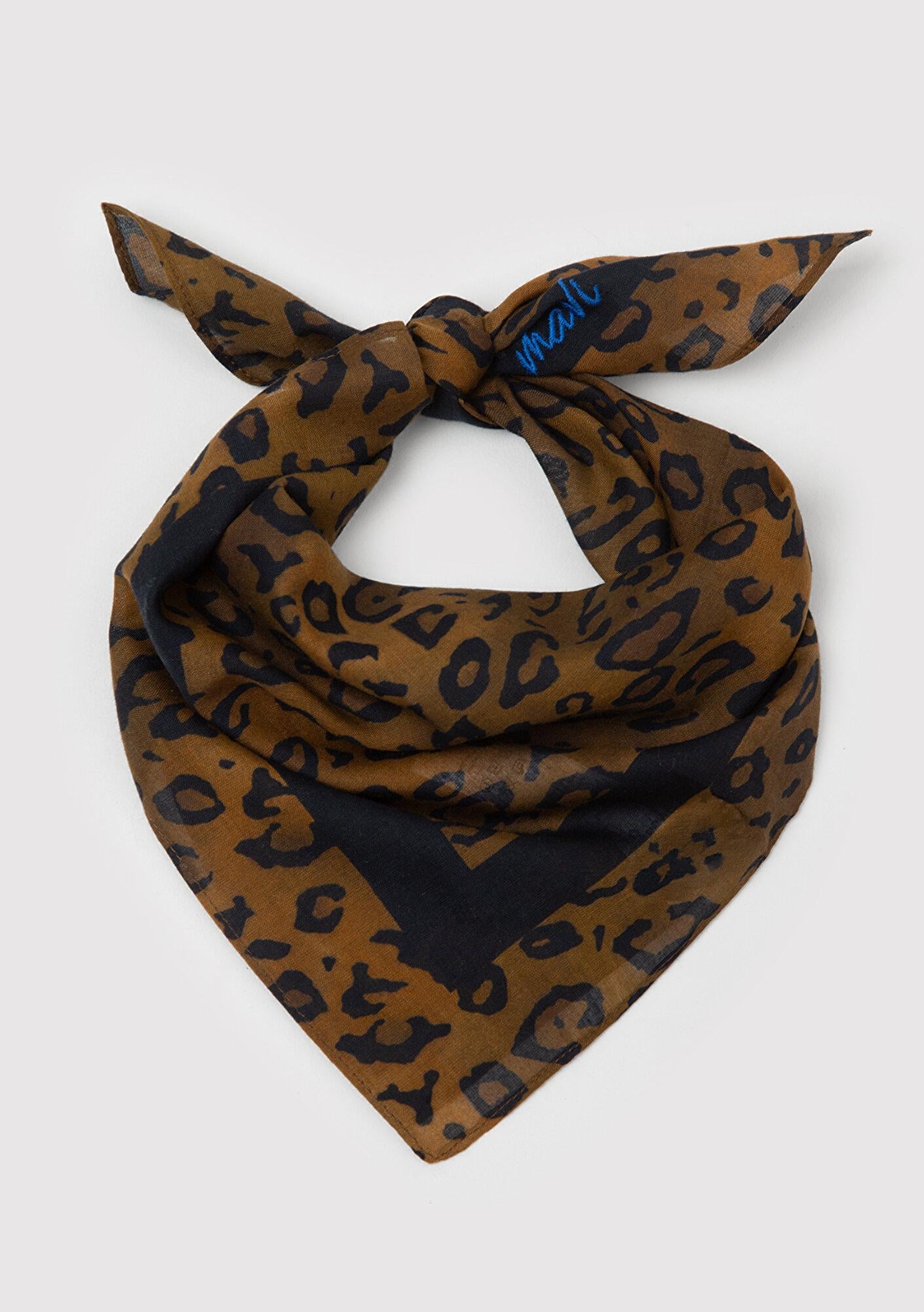 Mavi Kahverengi Bandana 1914018-25818