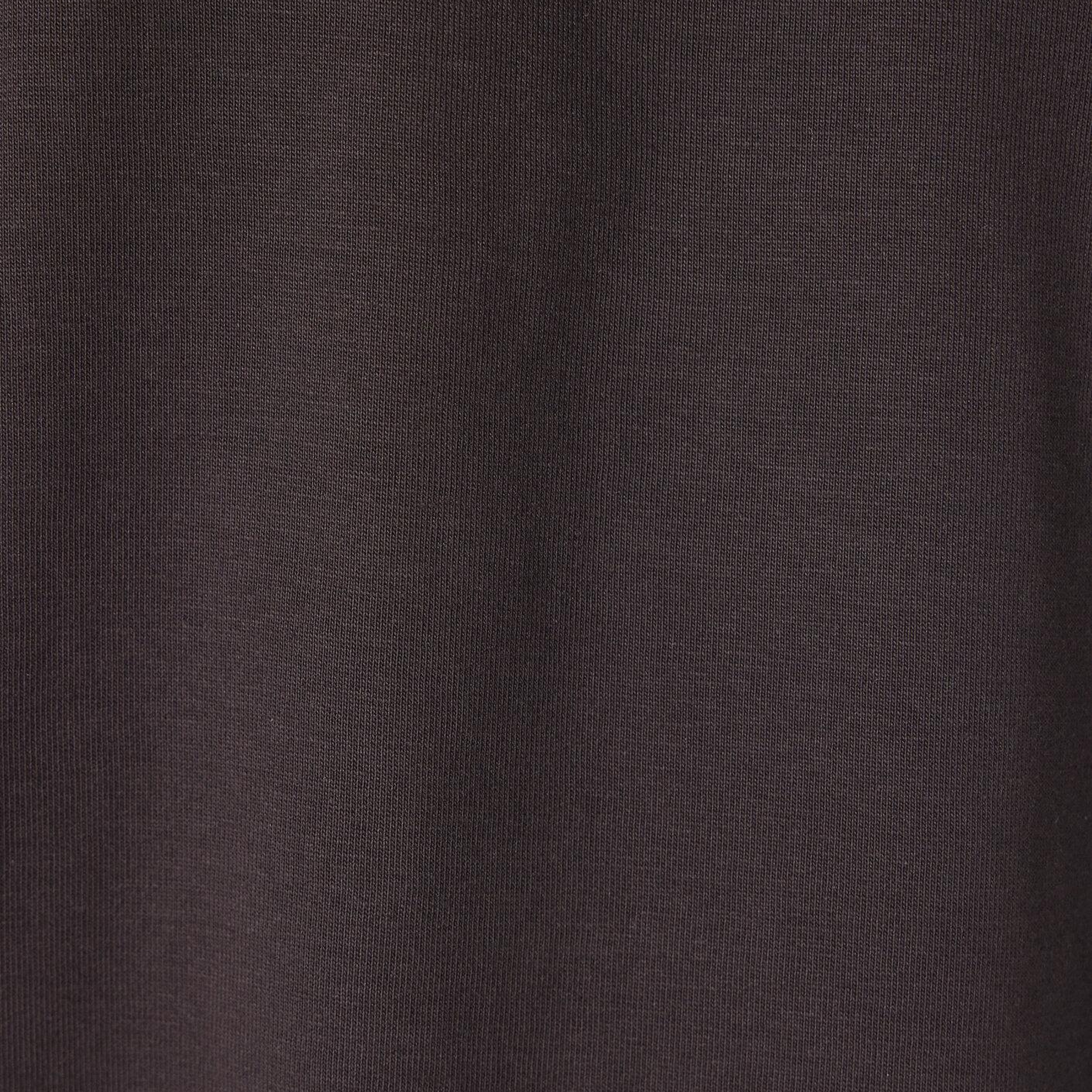 Mavi Kahverengi Basic Tişört Loose Fit / Bol Rahat Kesim 0611824-70240