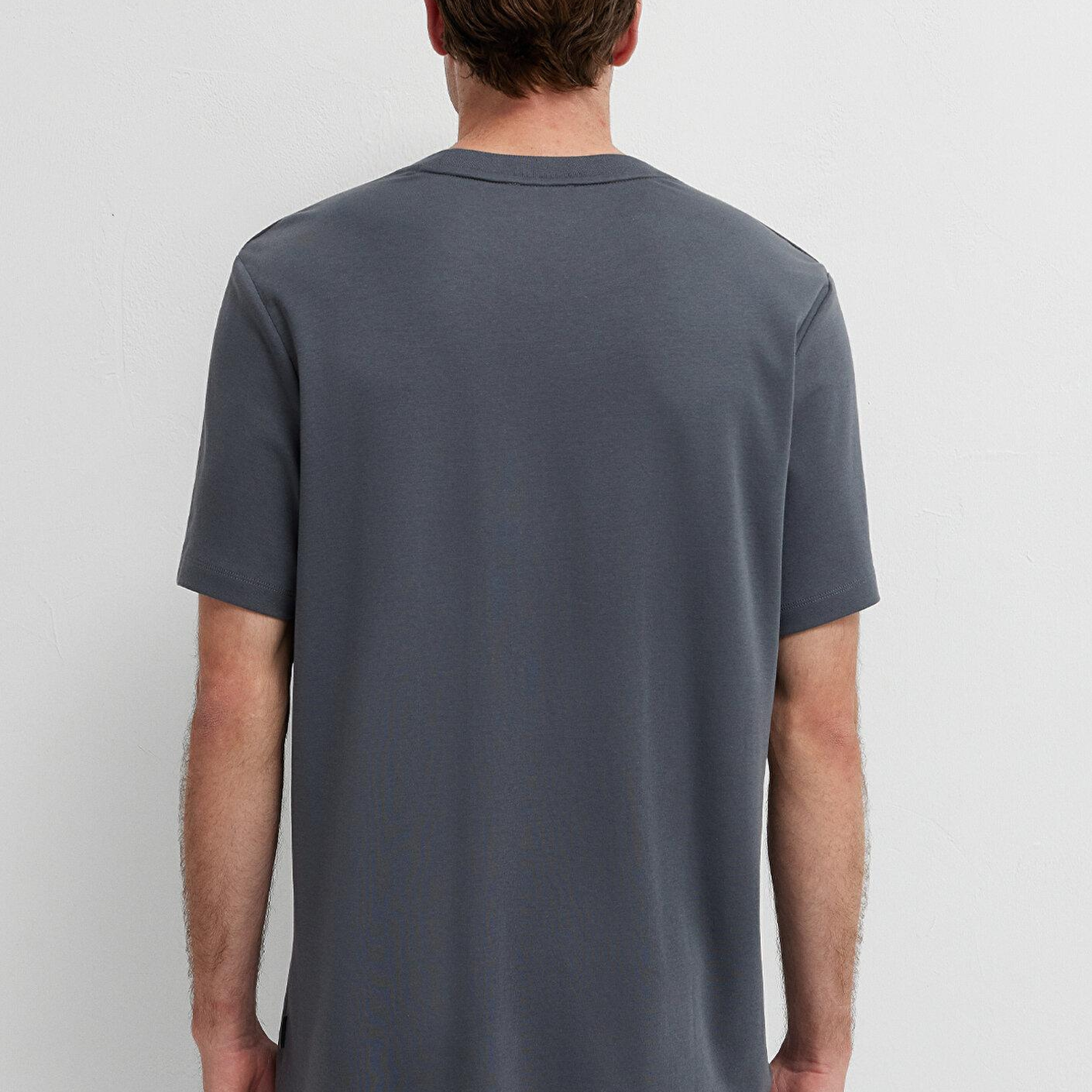 Mavi Gri Basic Tişört Regular Fit / Normal Kesim 0613525-85309
