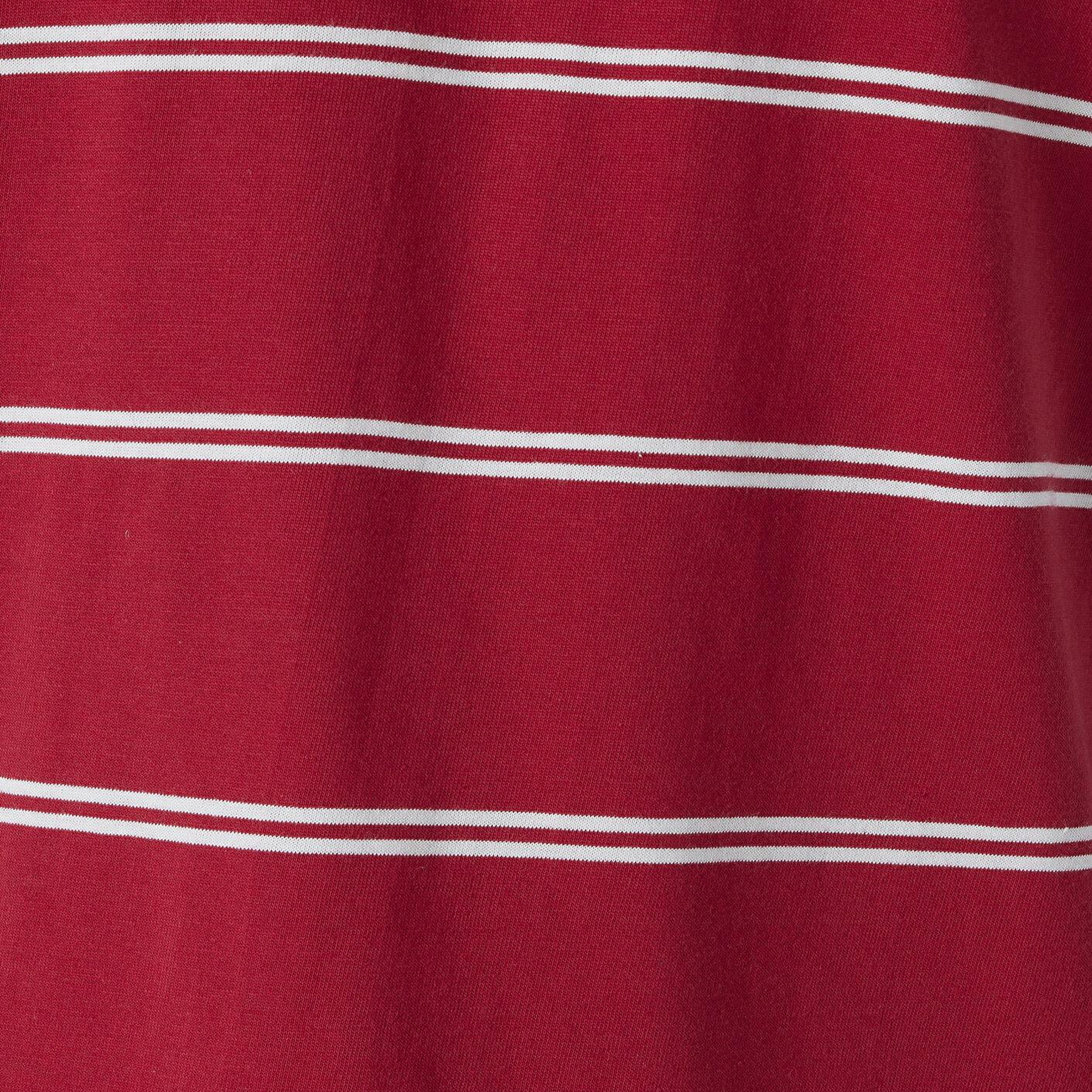 Mavi Çizgili Tişört Loose Fit / Bol Rahat Kesim 0613500-90367