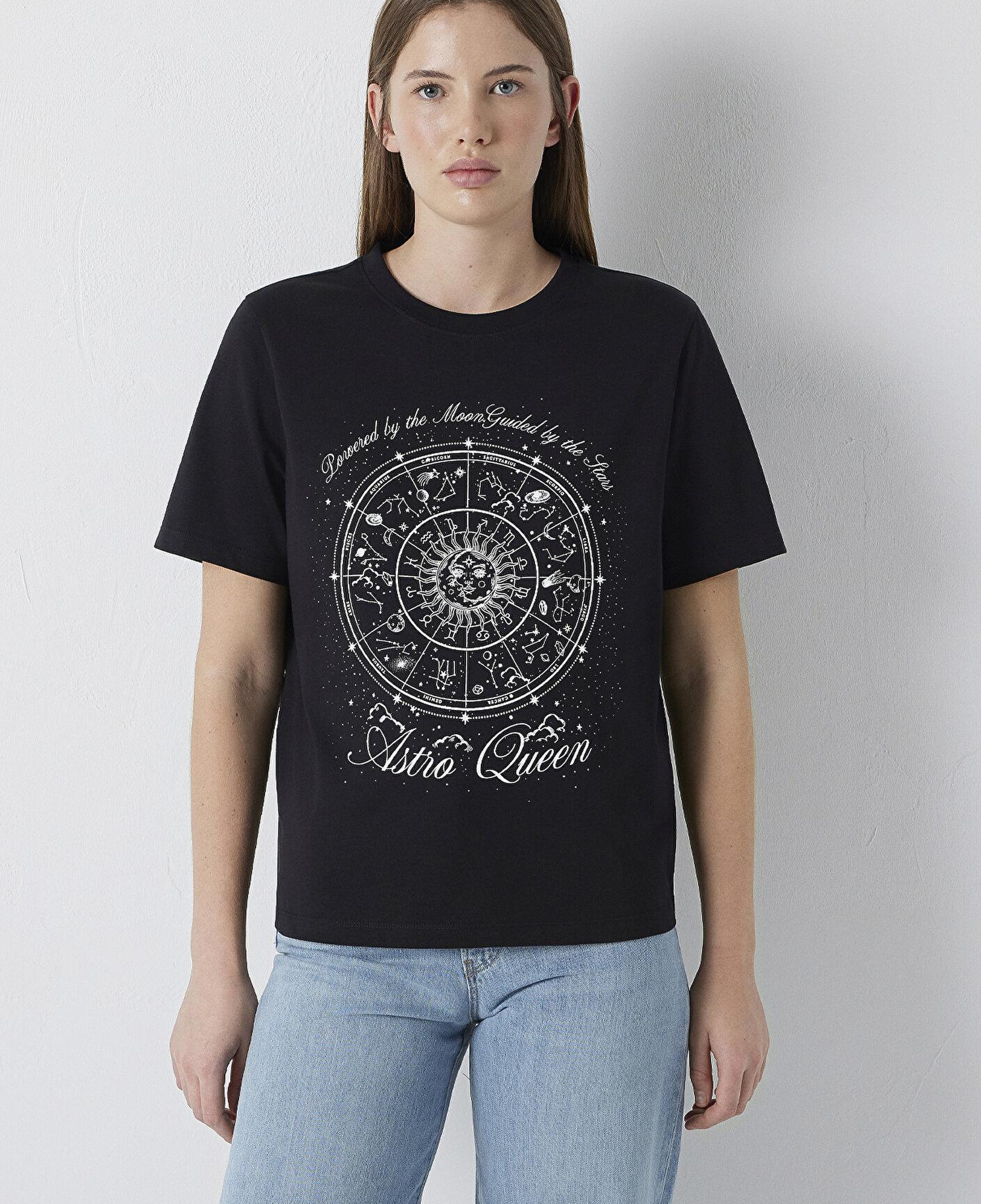 Mavi Astroloji Baskılı Mor Tişört Regular Fit / Normal Kesim 1614167-900