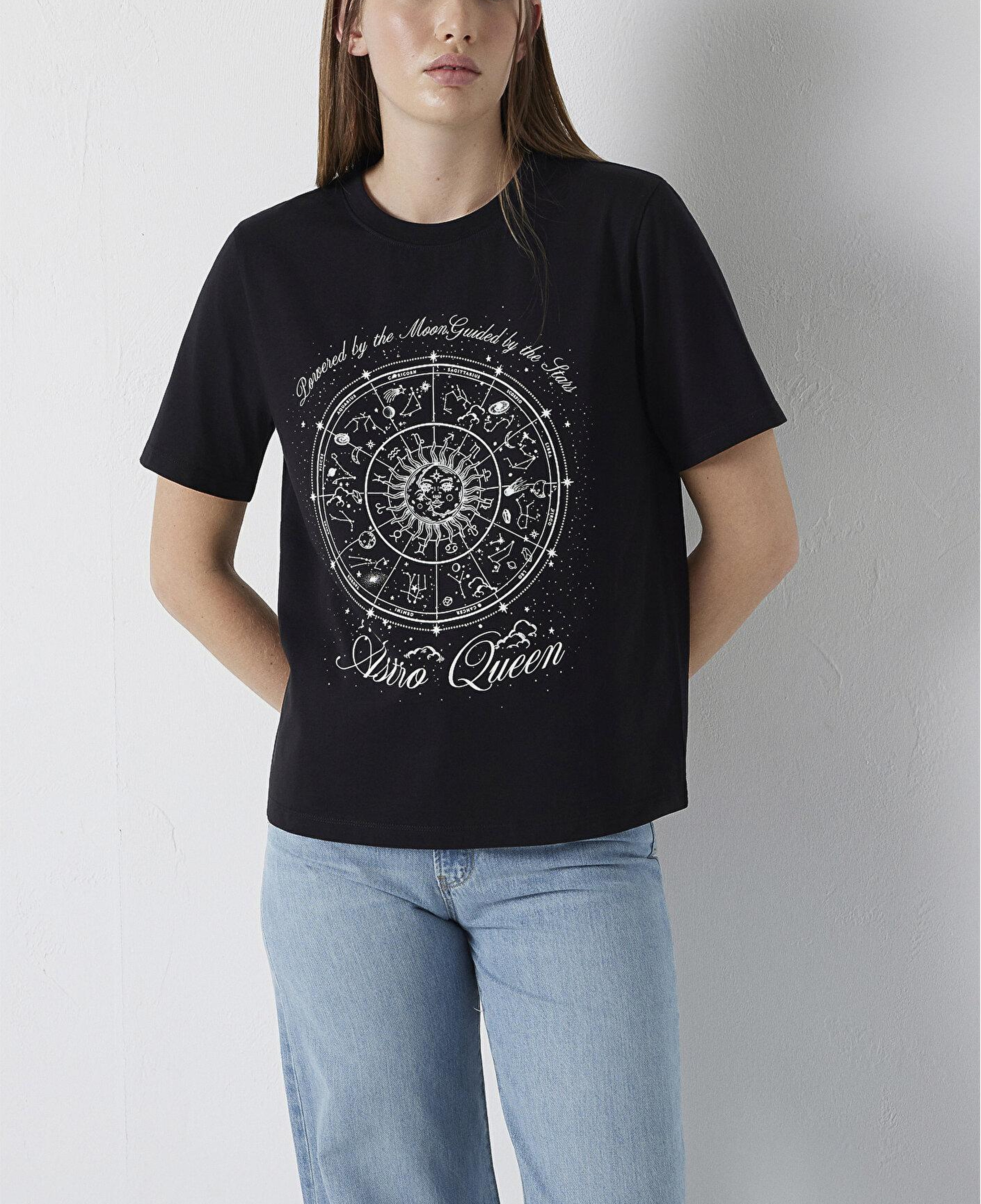 Mavi Astroloji Baskılı Mor Tişört Regular Fit / Normal Kesim 1614167-900