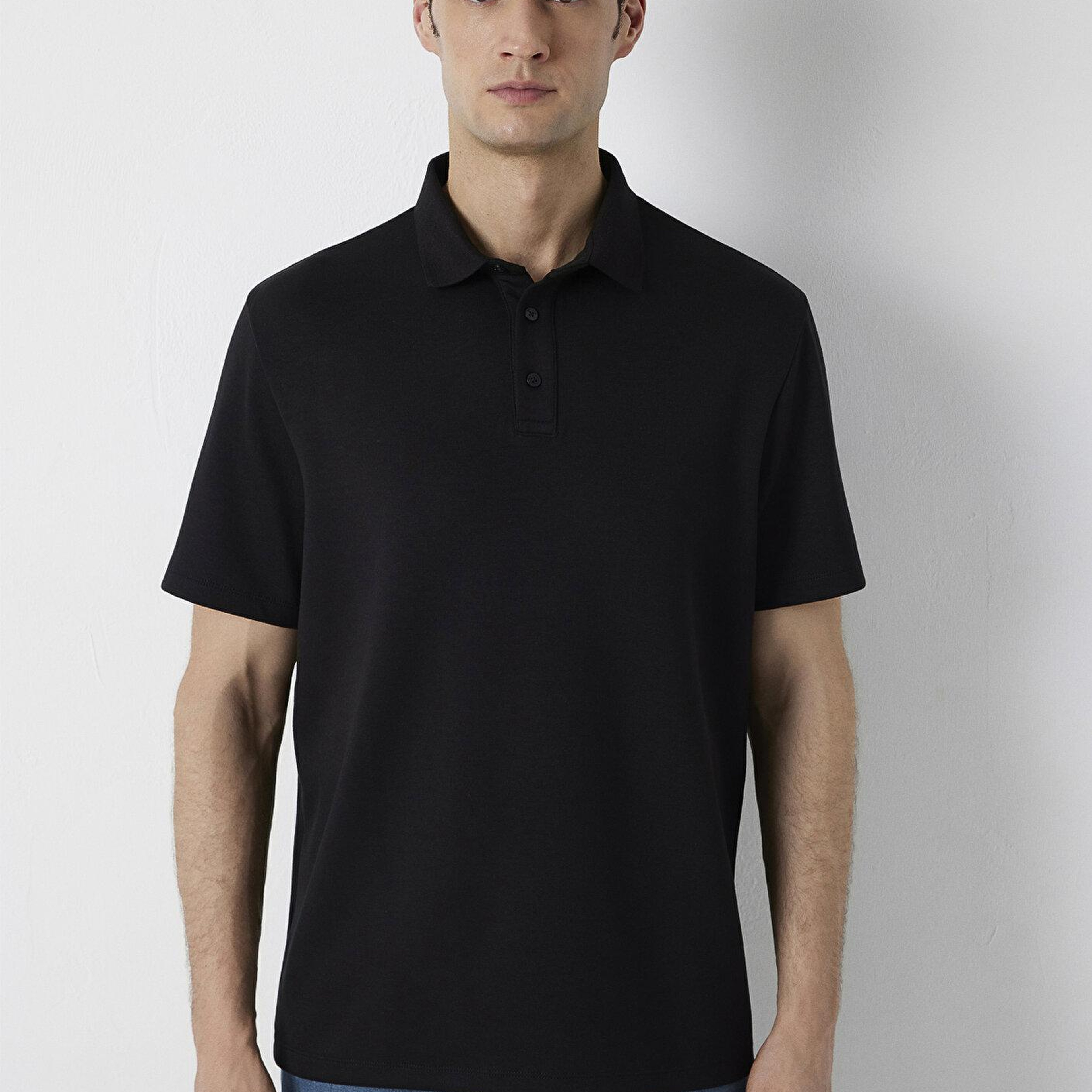 Mavi Siyah Polo Tişört Regular Fit / Normal Kesim 0613526-900
