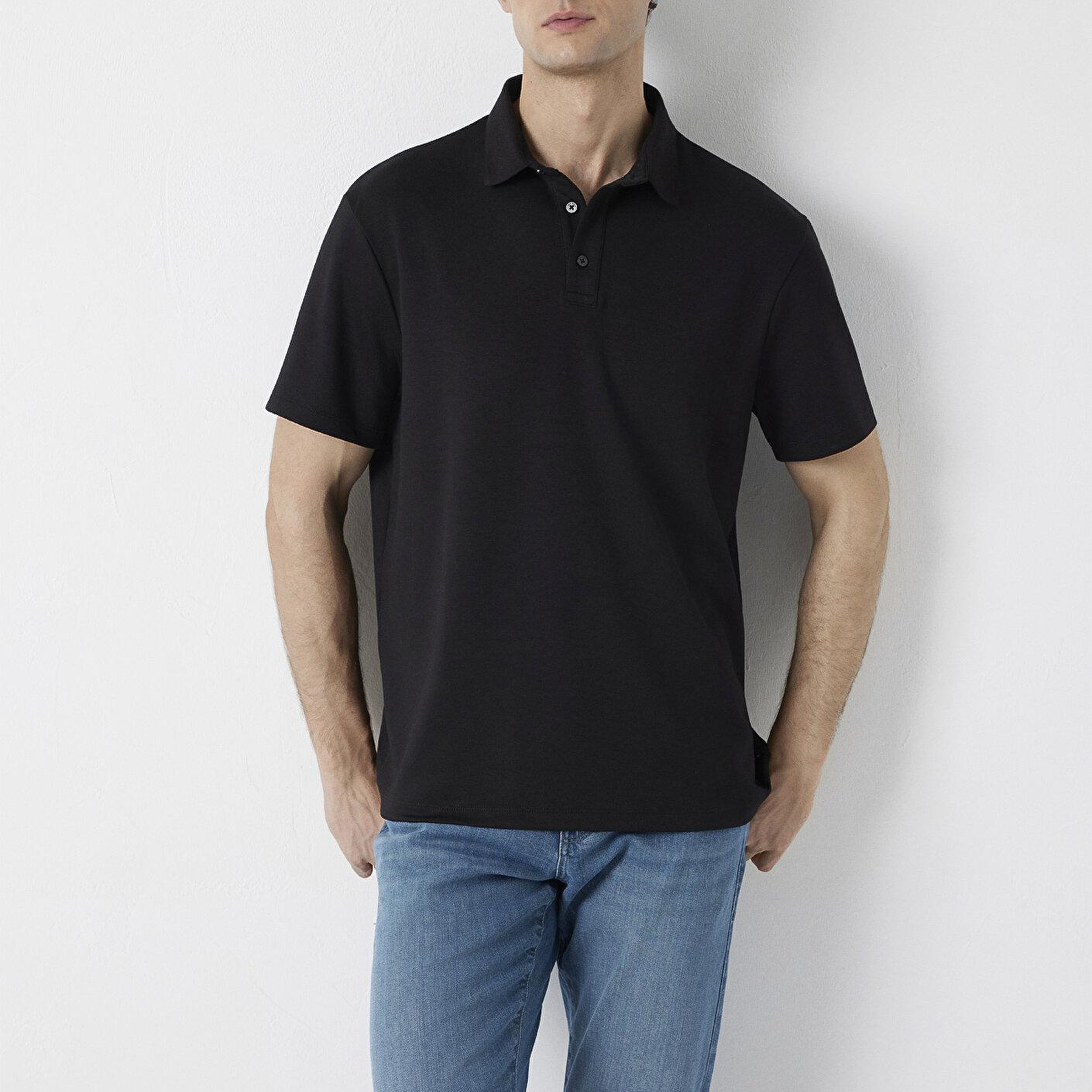 Mavi Siyah Polo Tişört Regular Fit / Normal Kesim 0613526-900
