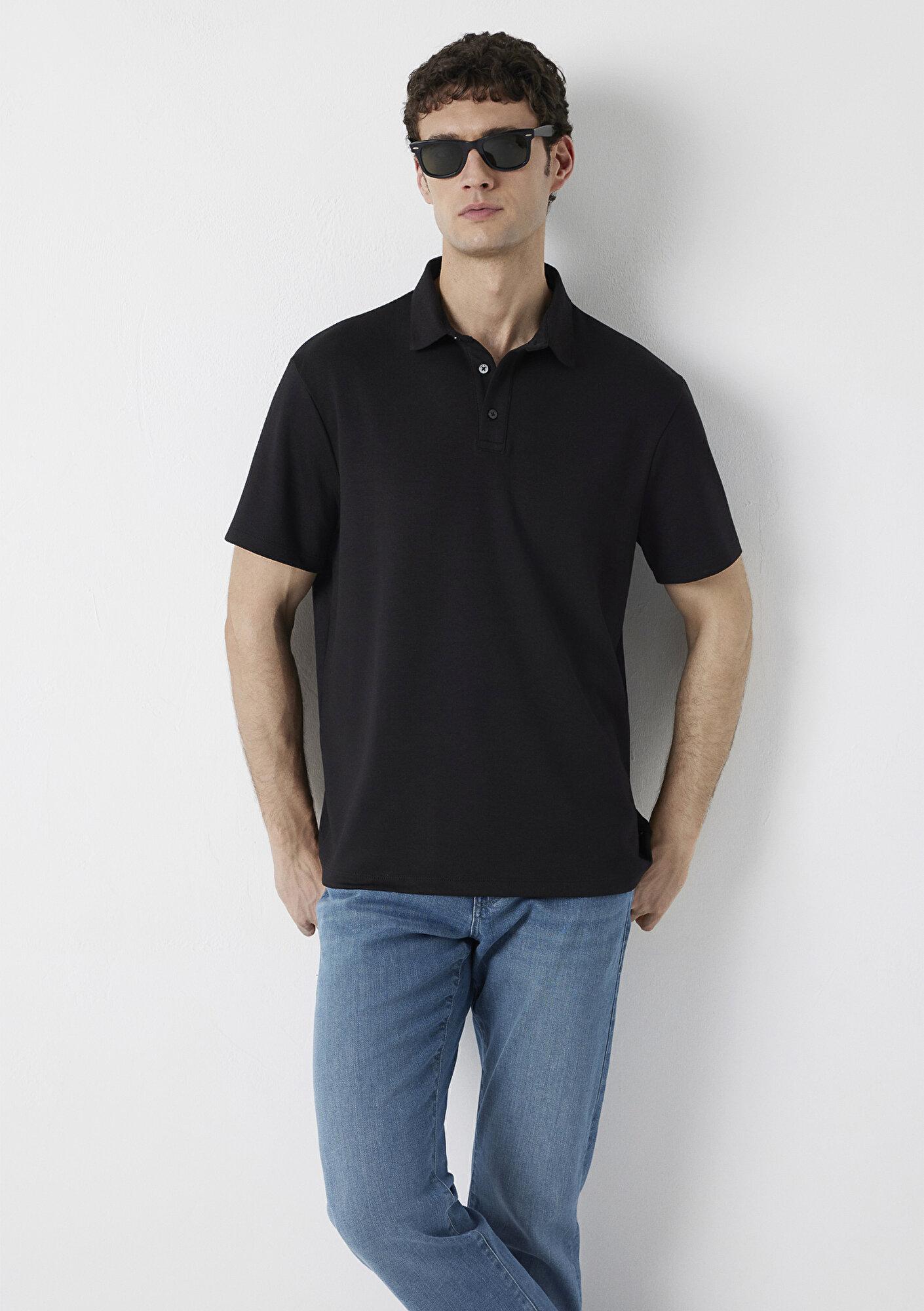 Mavi Siyah Polo Tişört Regular Fit / Normal Kesim 0613526-900