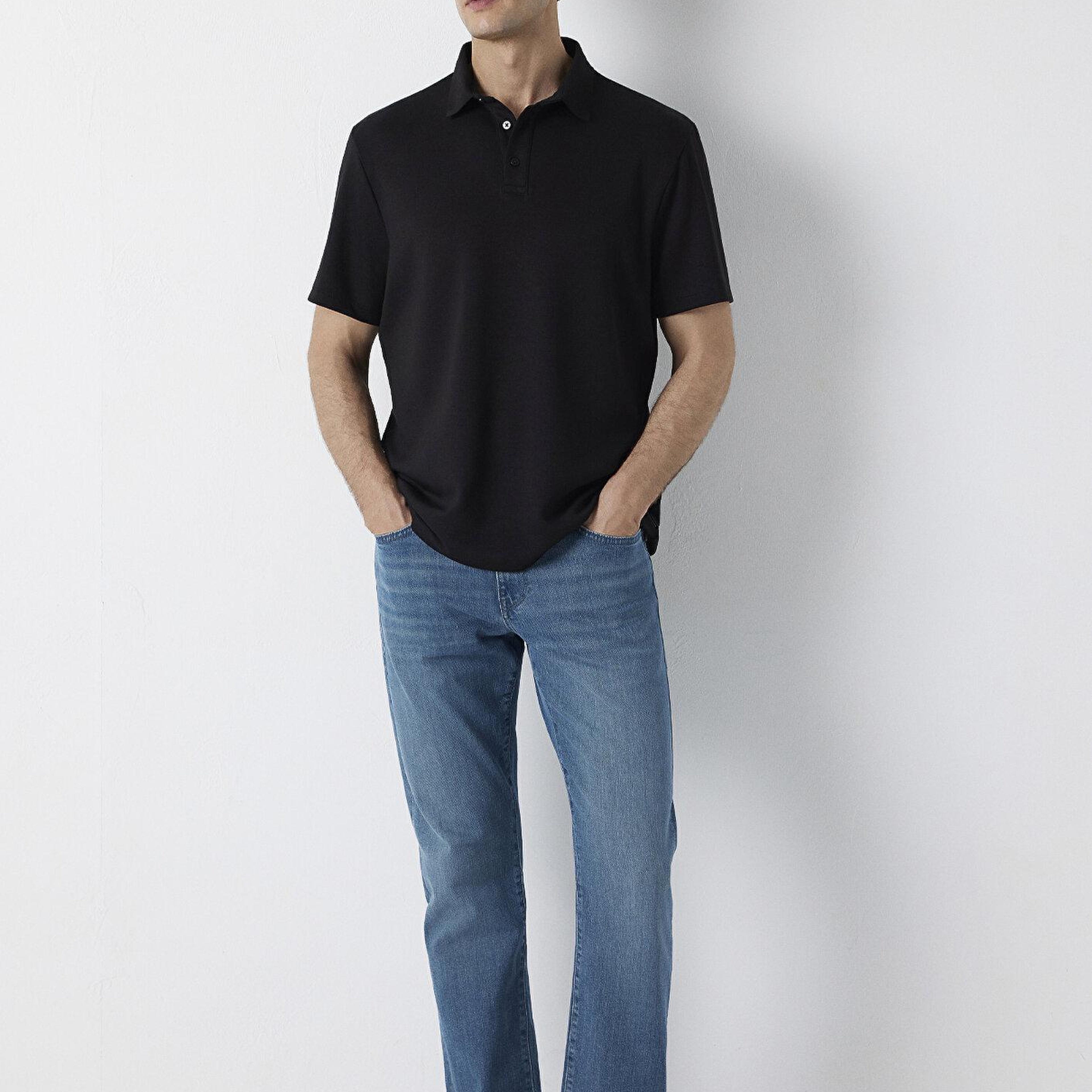 Mavi Siyah Polo Tişört Regular Fit / Normal Kesim 0613526-900