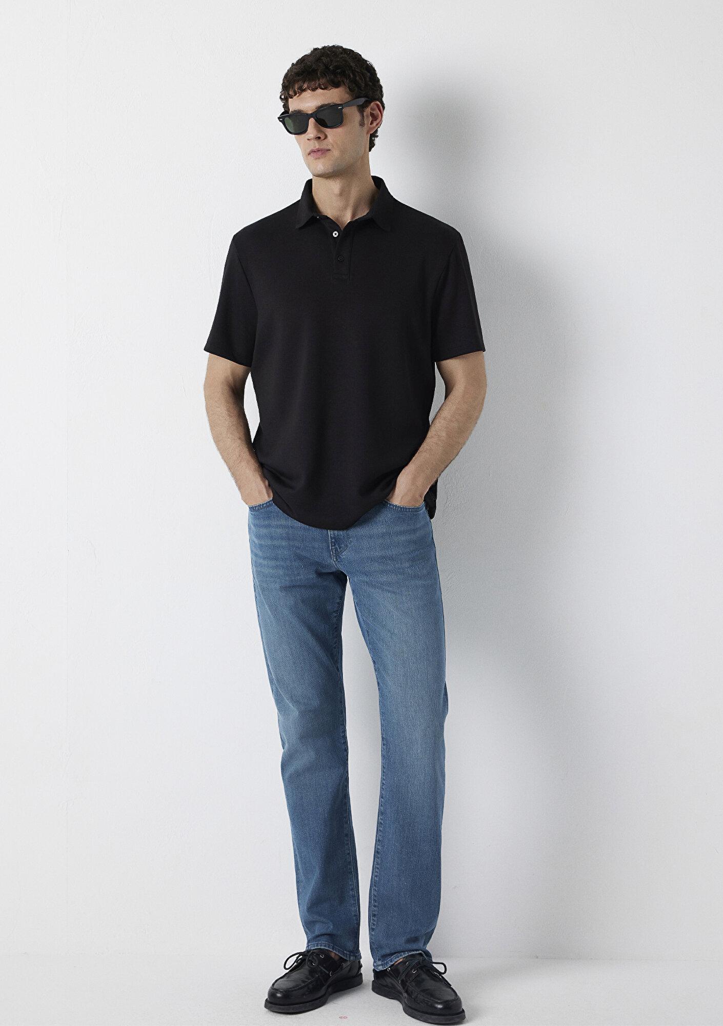 Mavi Siyah Polo Tişört Regular Fit / Normal Kesim 0613526-900