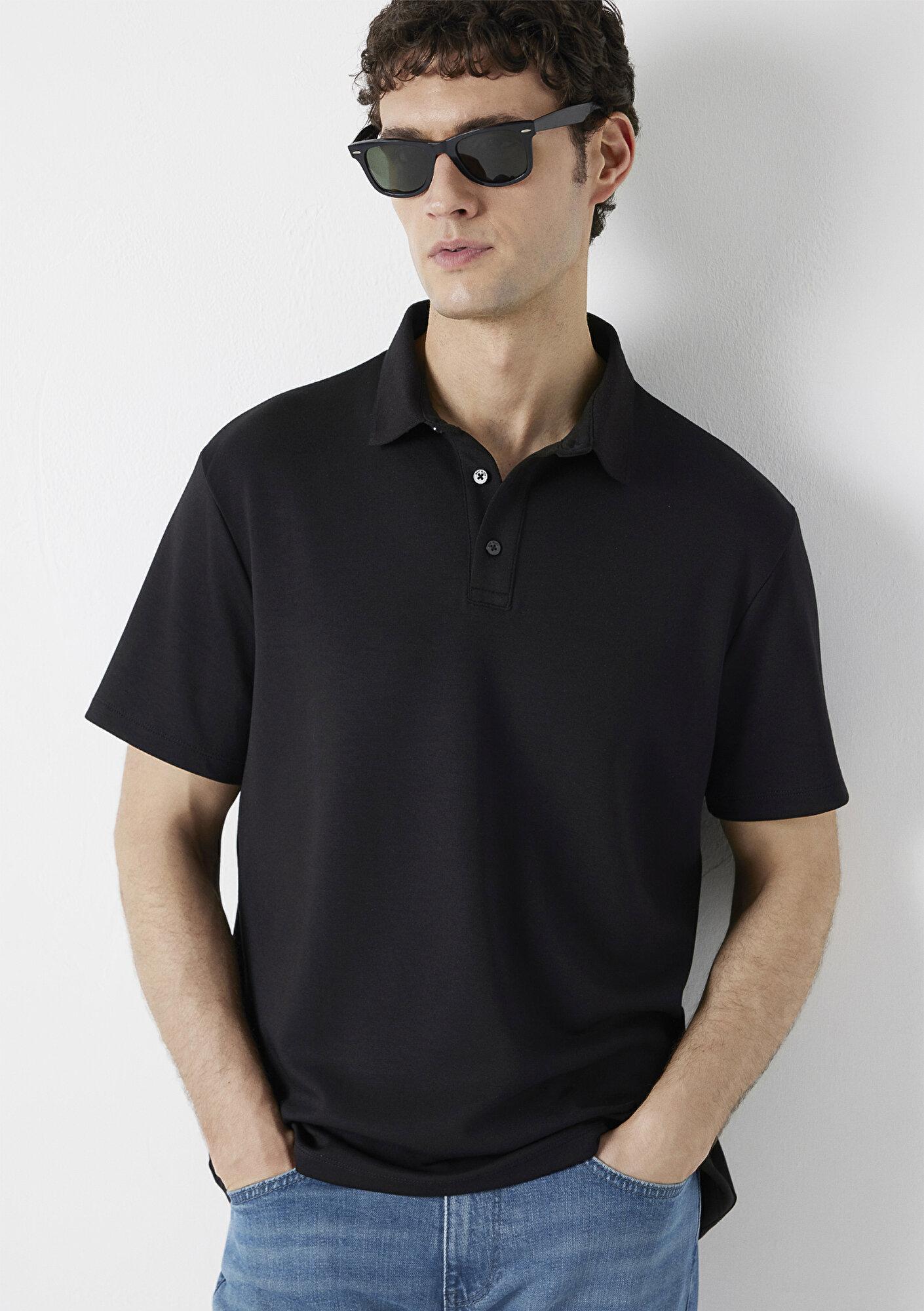 Mavi Siyah Polo Tişört Regular Fit / Normal Kesim 0613526-900