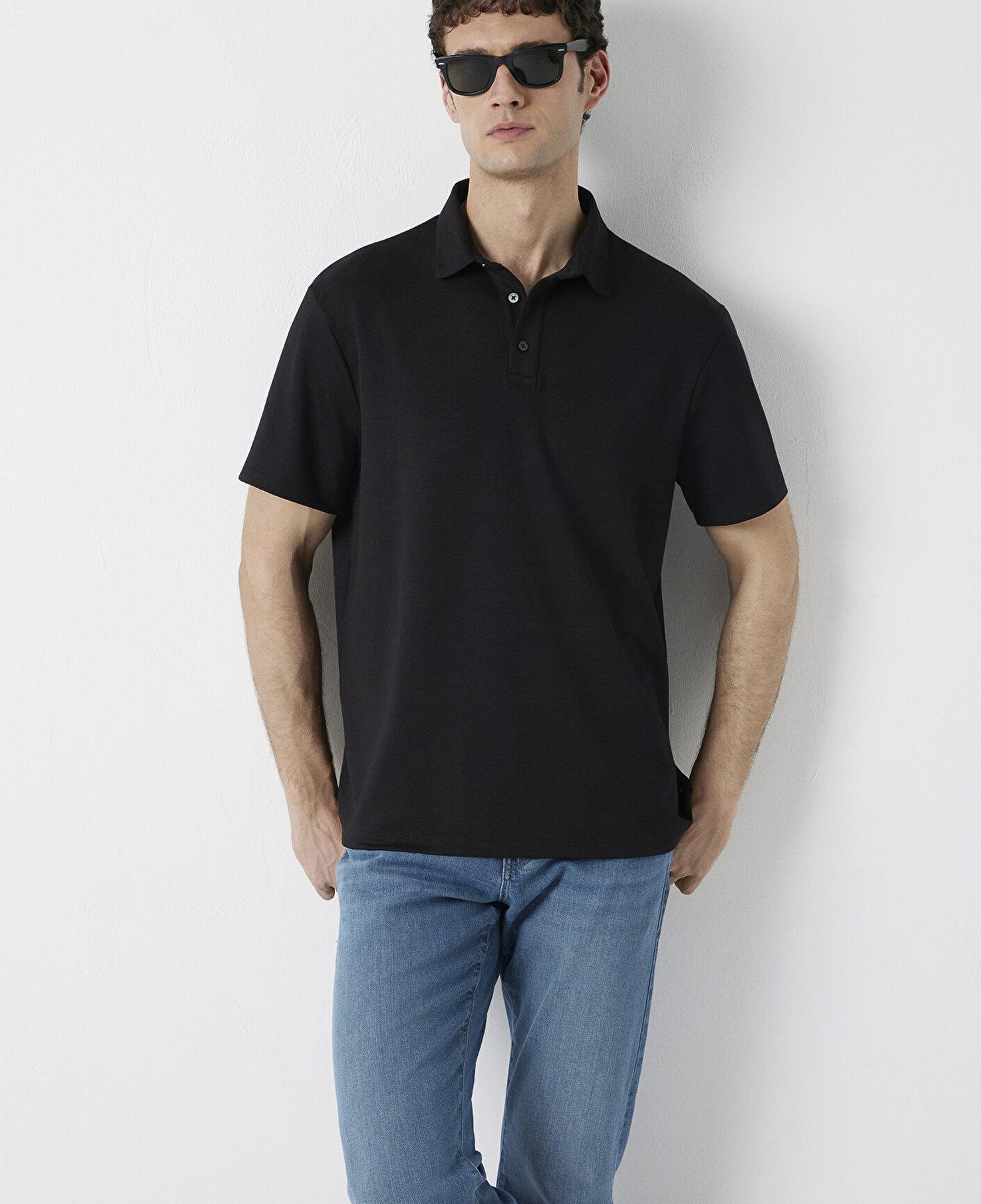 Mavi Siyah Polo Tişört Regular Fit / Normal Kesim 0613526-900