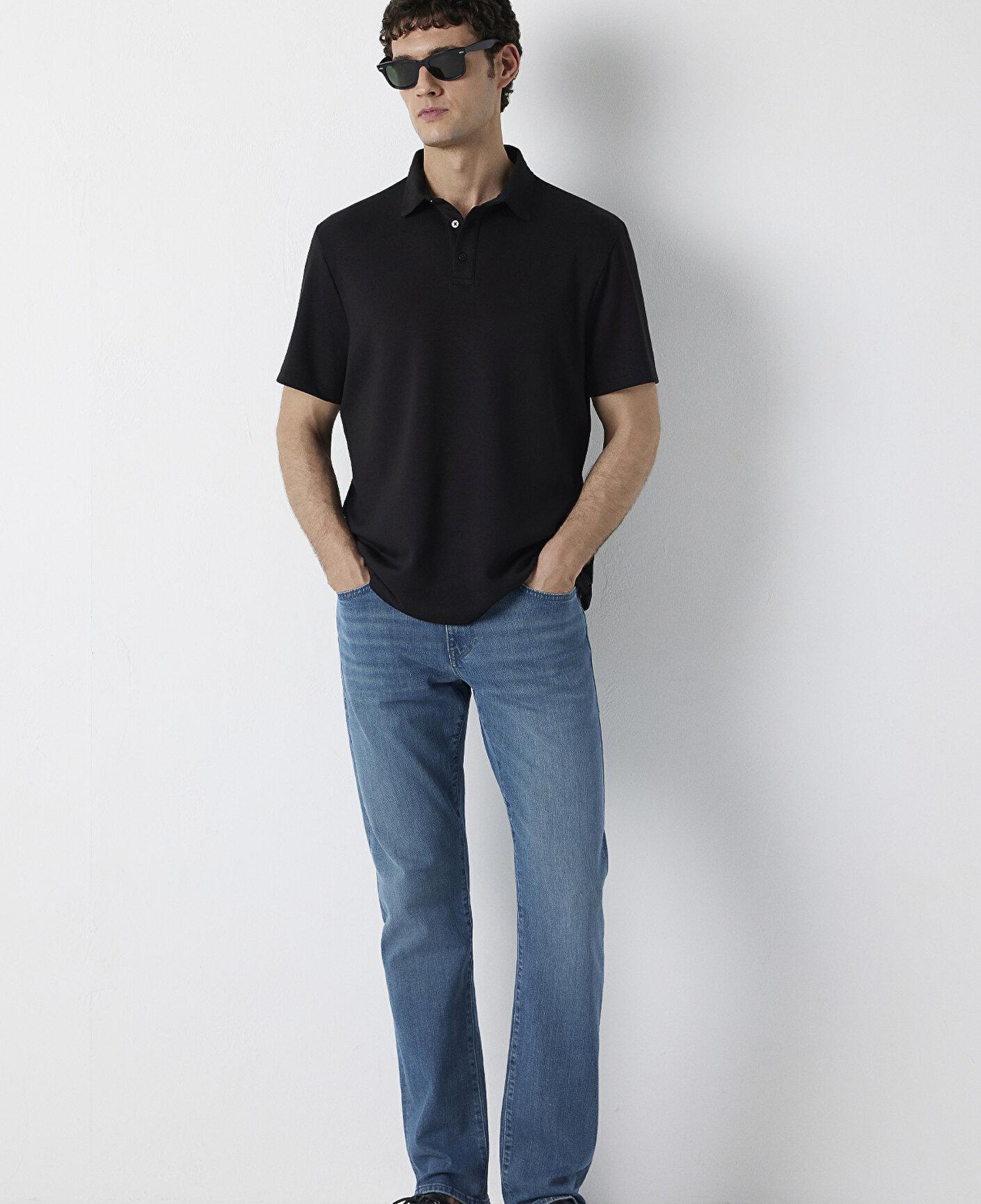 Mavi Siyah Polo Tişört Regular Fit / Normal Kesim 0613526-900