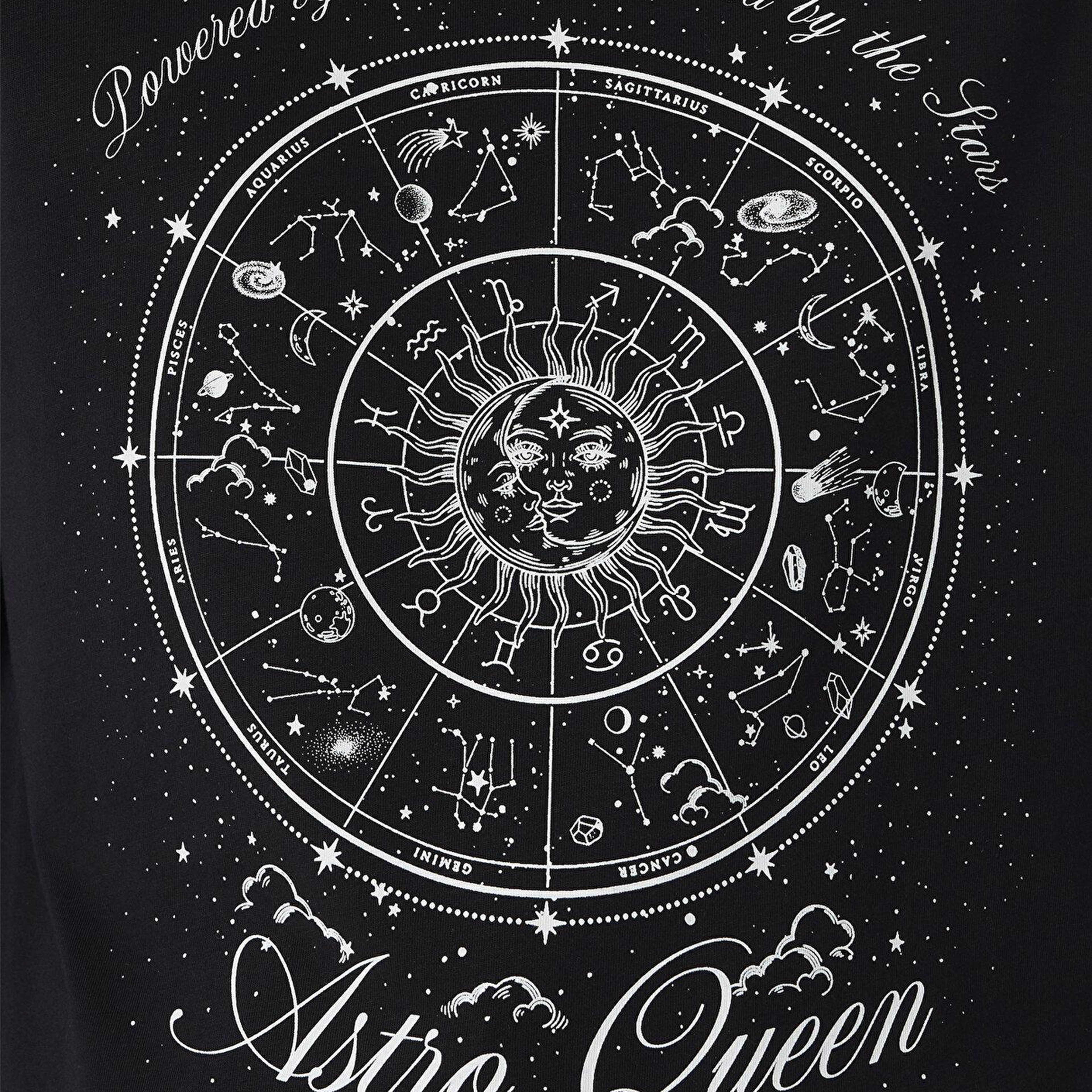 Mavi Astroloji Baskılı Mor Tişört Regular Fit / Normal Kesim 1614167-900
