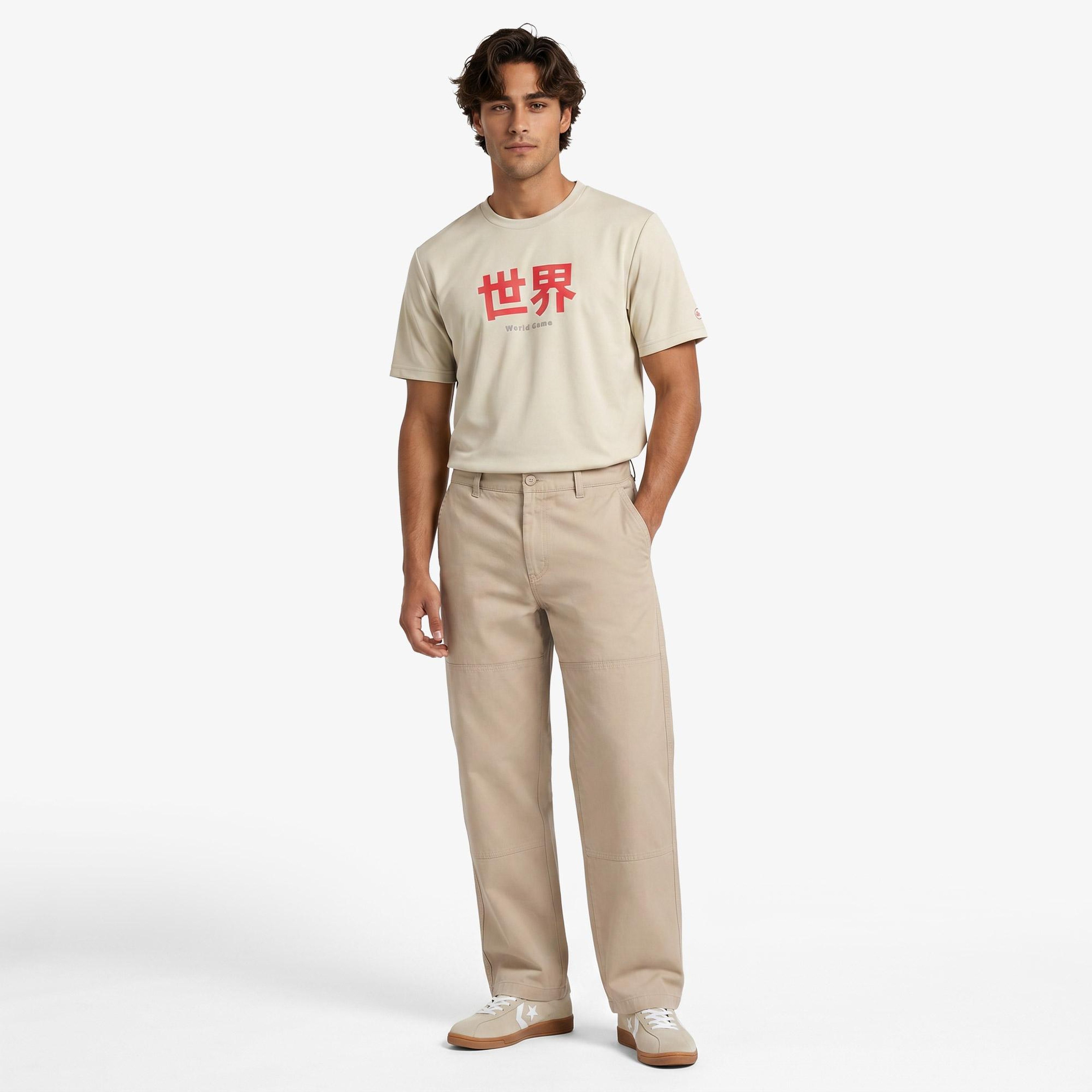 UNITED4 Regular Fit Erkek Krem Pantolon