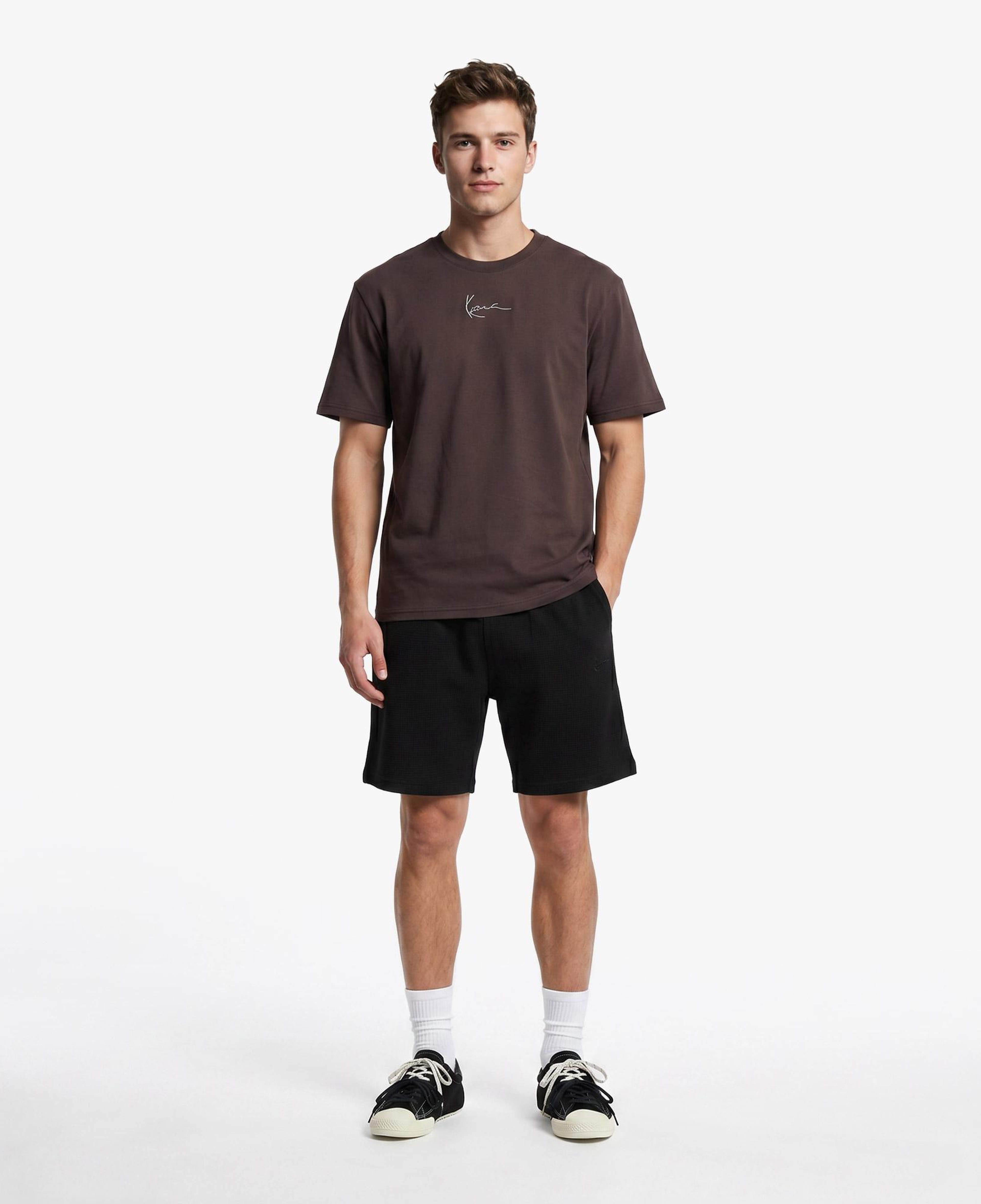 Karl Kani Small Signature Essential Erkek Kahverengi T-Shirt