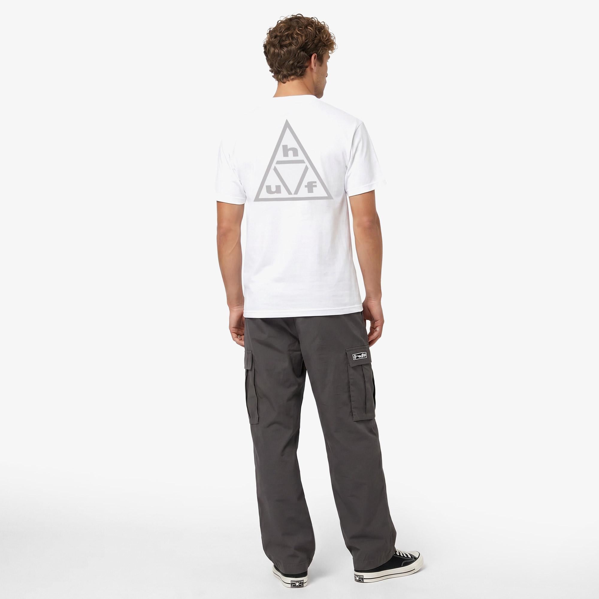 Huf Triple Triangle SS Erkek Gri T-Shirt