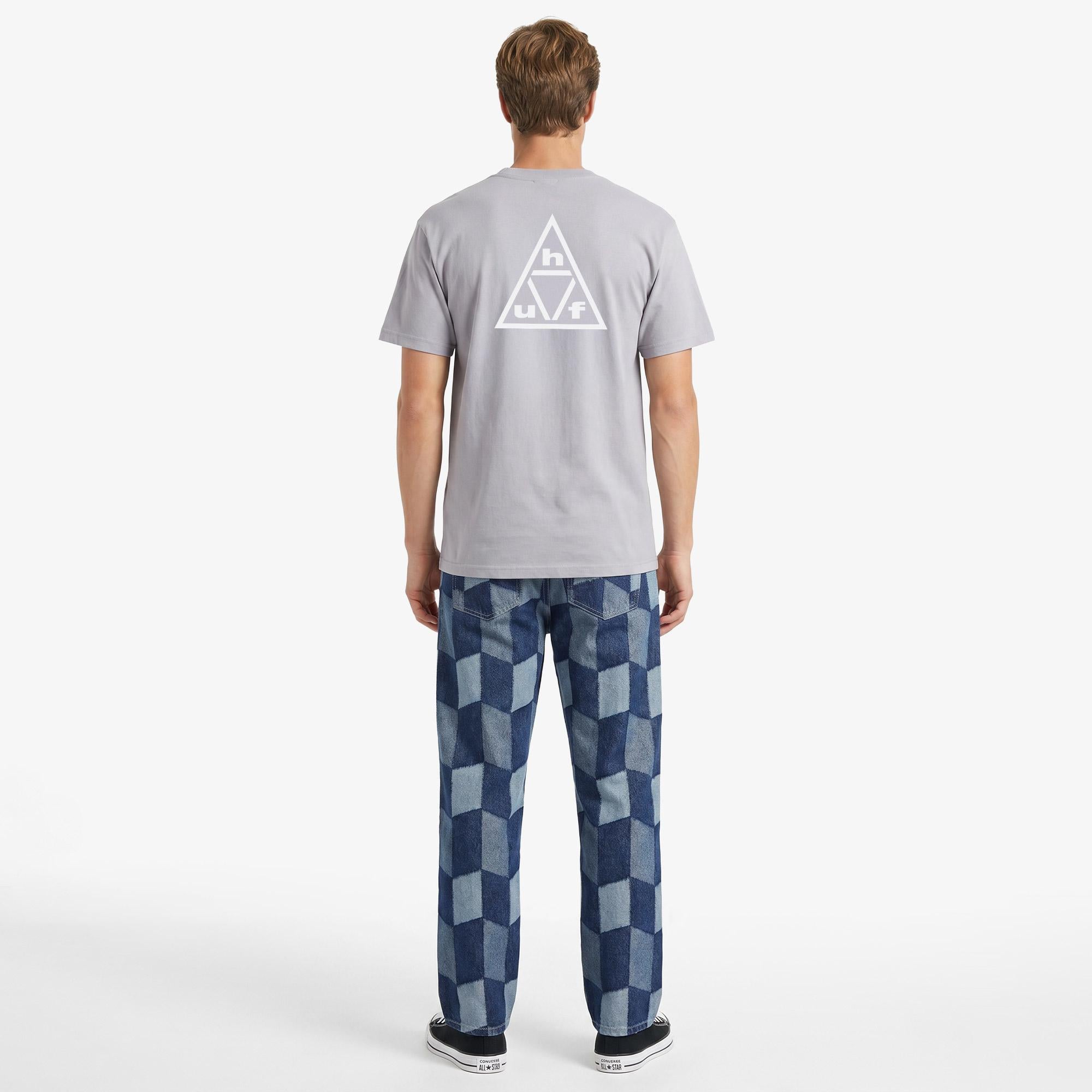 Huf Triple Triangle SS Erkek Mor T-Shirt