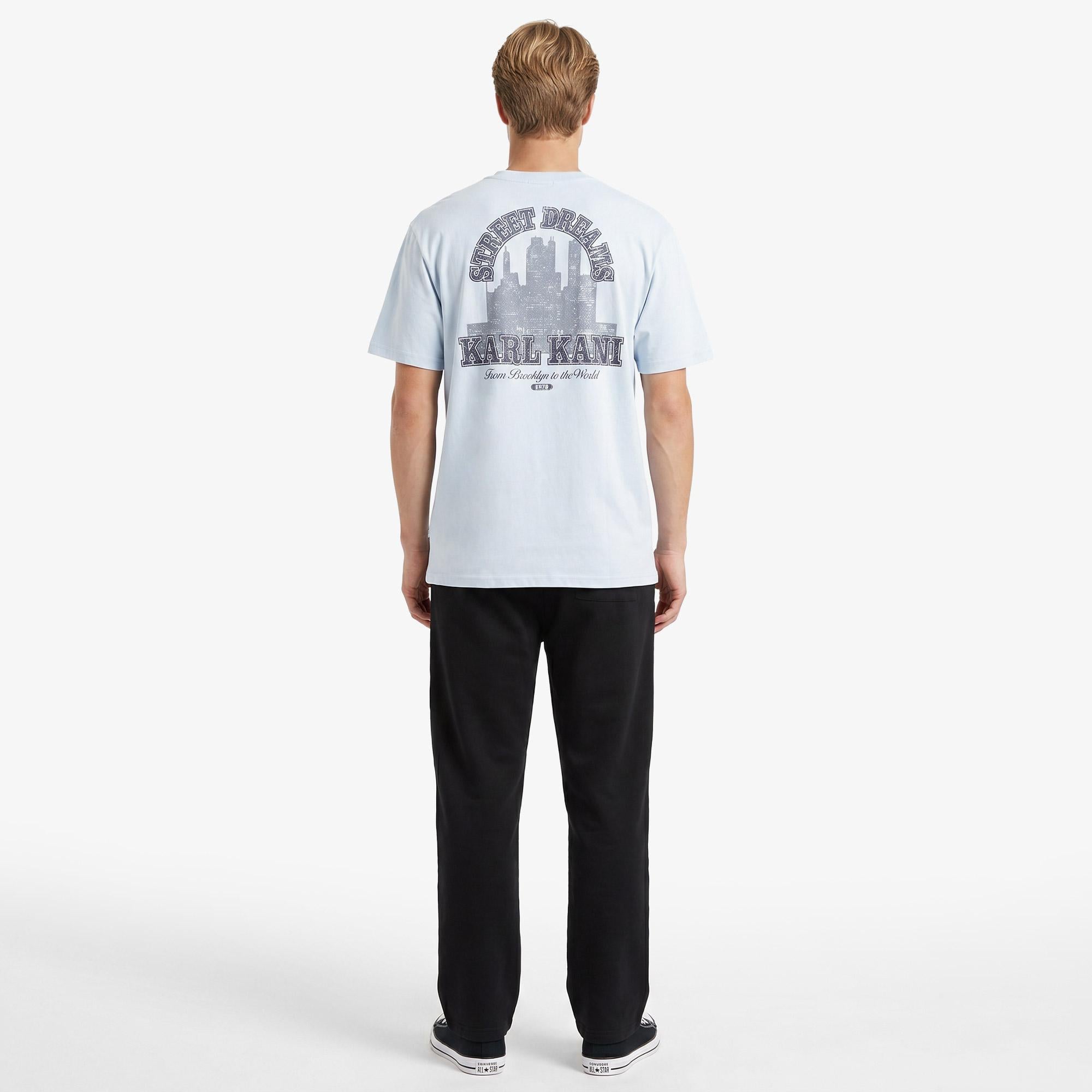 Karl Kani Signature Oversized Erkek Mavi T-Shirt