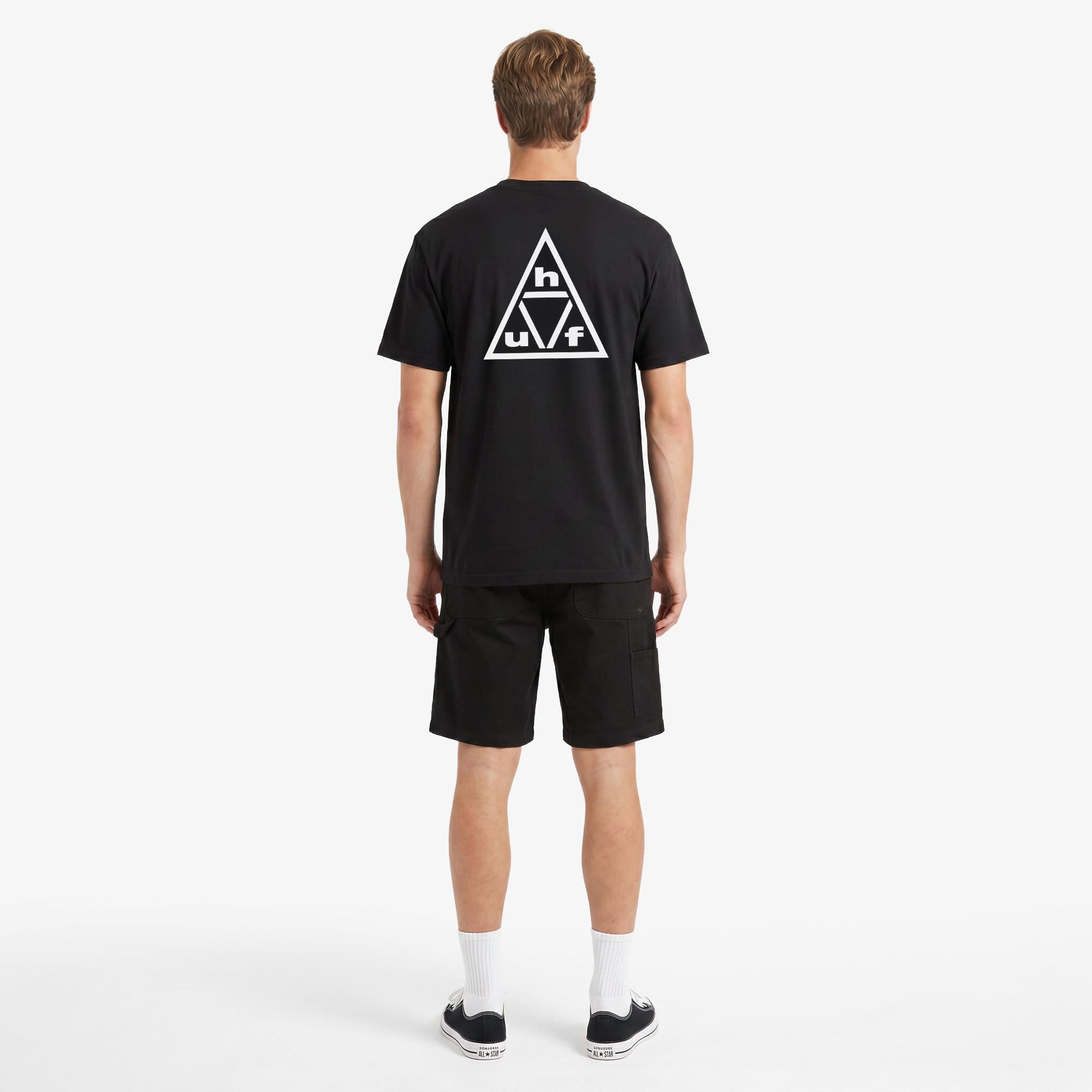 Huf Triple Triangle SS Erkek Beyaz T-Shirt