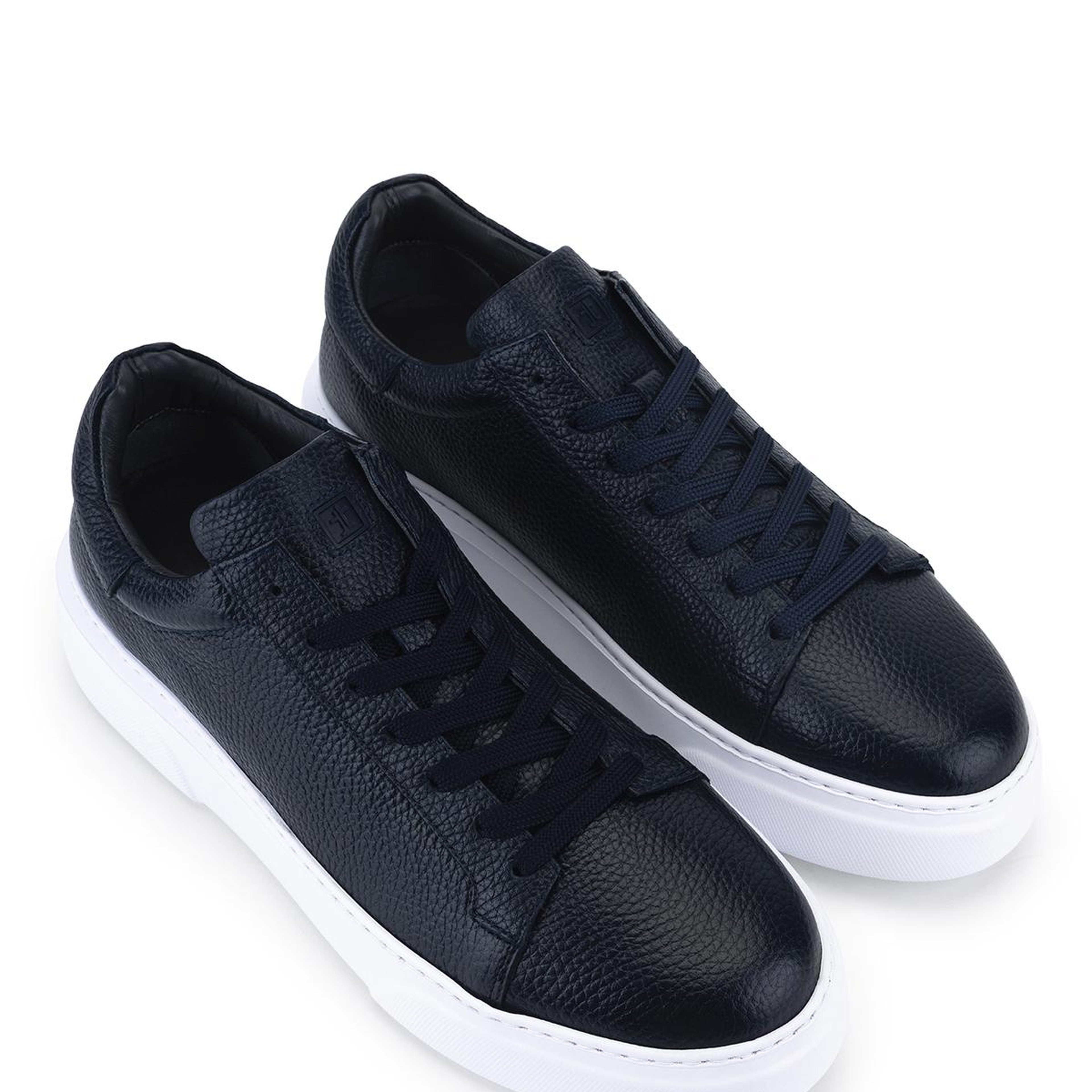 Tamer Tanca Erkek Hakiki Deri Lacivert Sneakers & Spor Ayakkabı