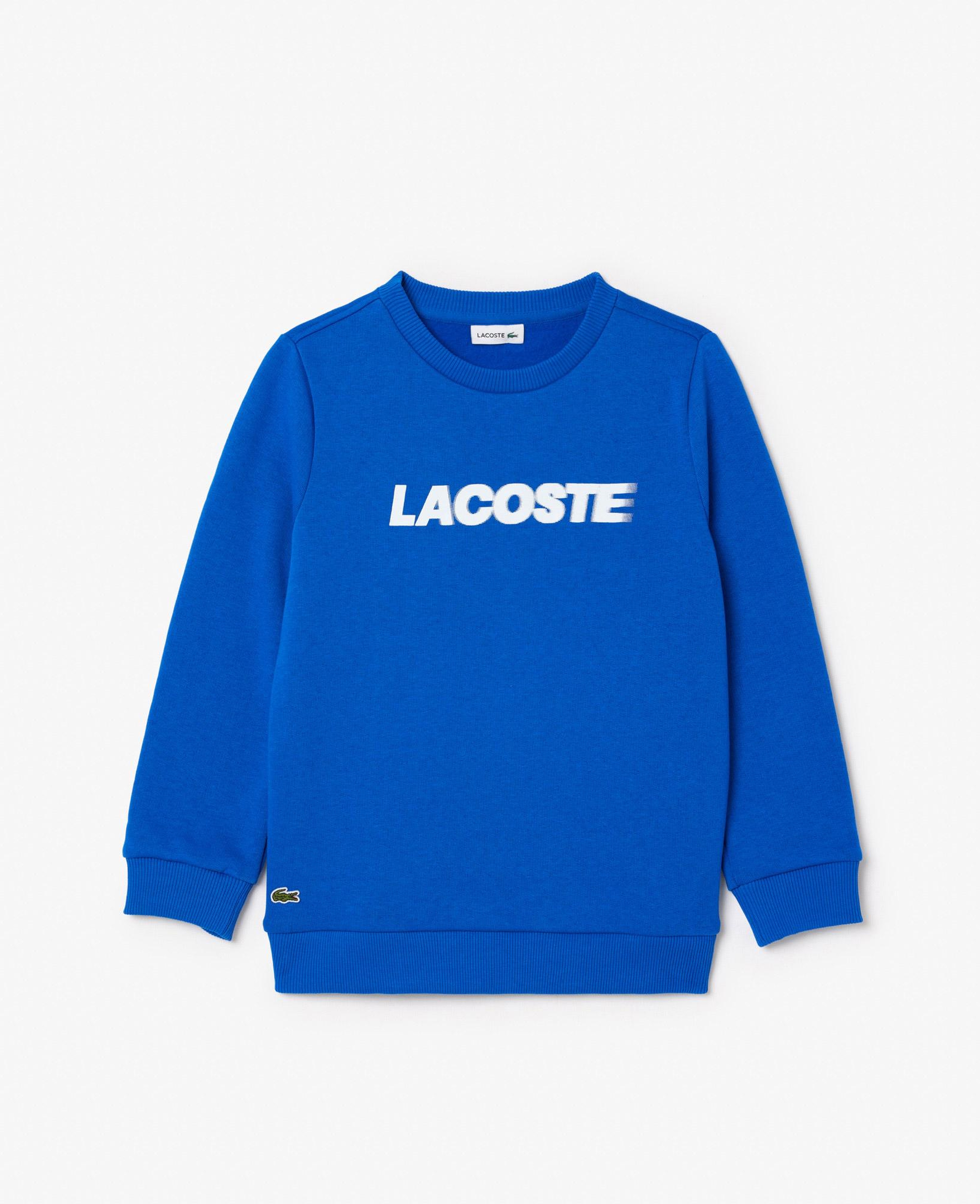 Lacoste Çocuk Baskılı Mavi Sweatshirt