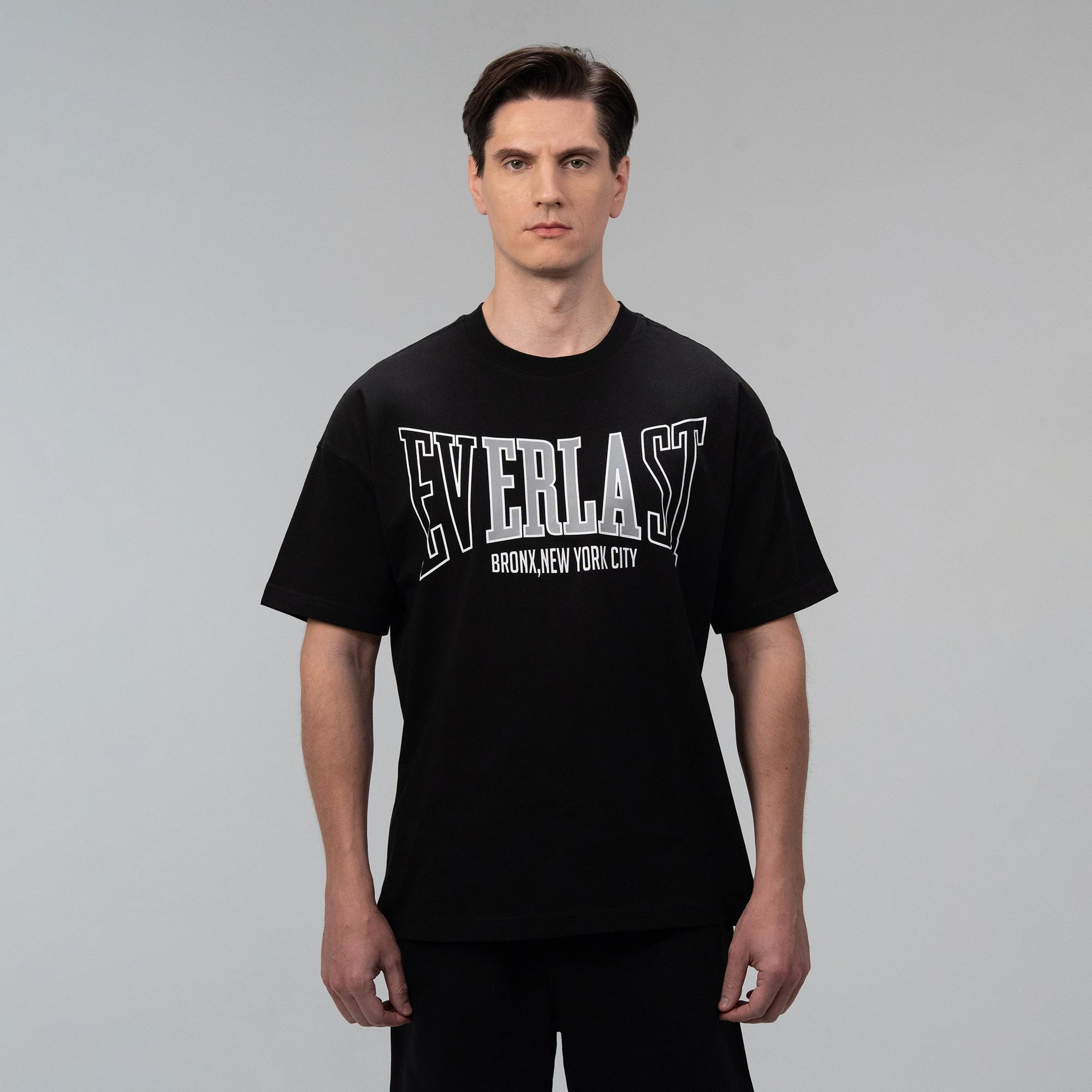 Everlast Iconic Rest Oversize Siyah Erkek T-Shirt