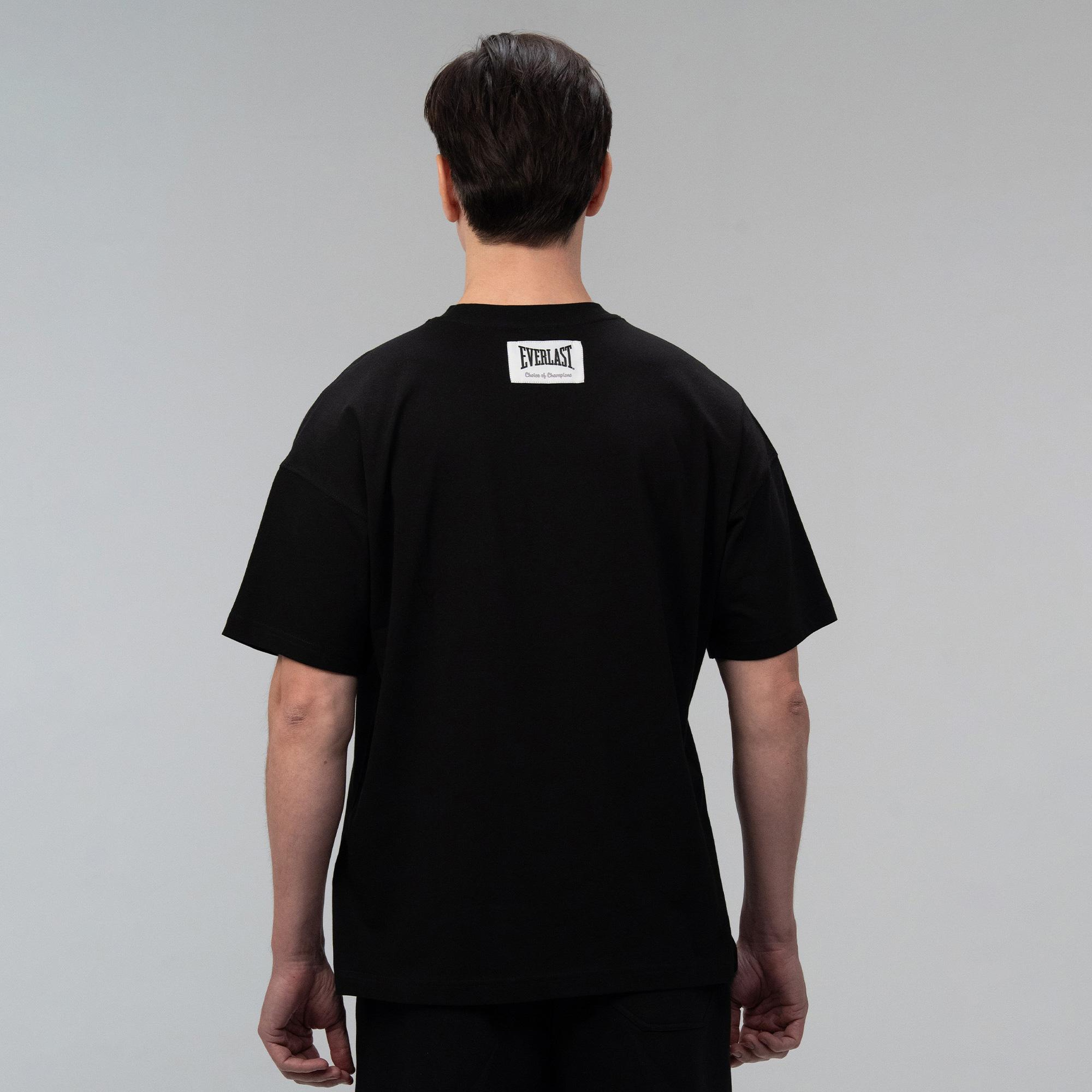 Everlast Iconic Rest Oversize Siyah Erkek T-Shirt