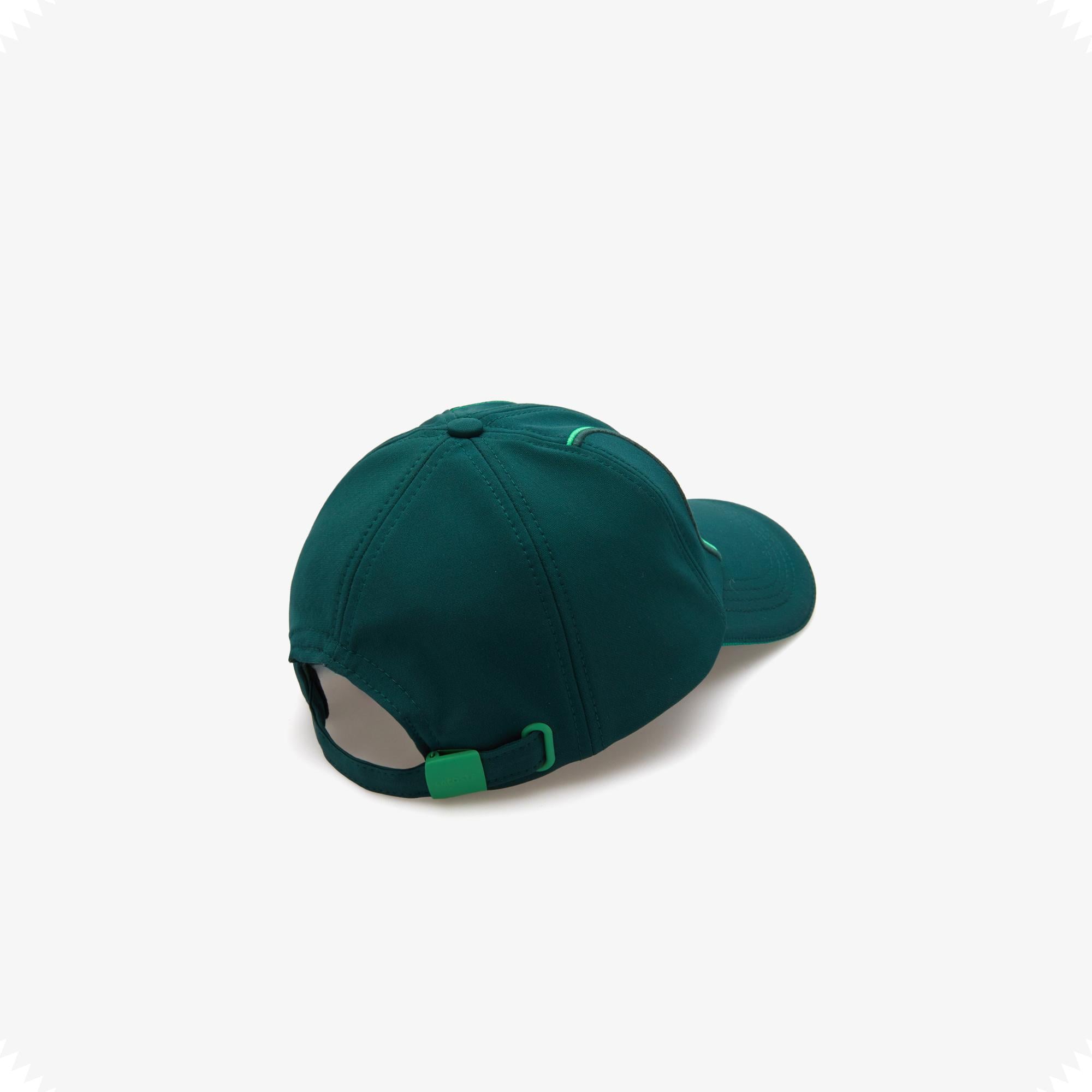 Lacoste x House of SuperStep Baskılı Unisex Yeşil Şapka