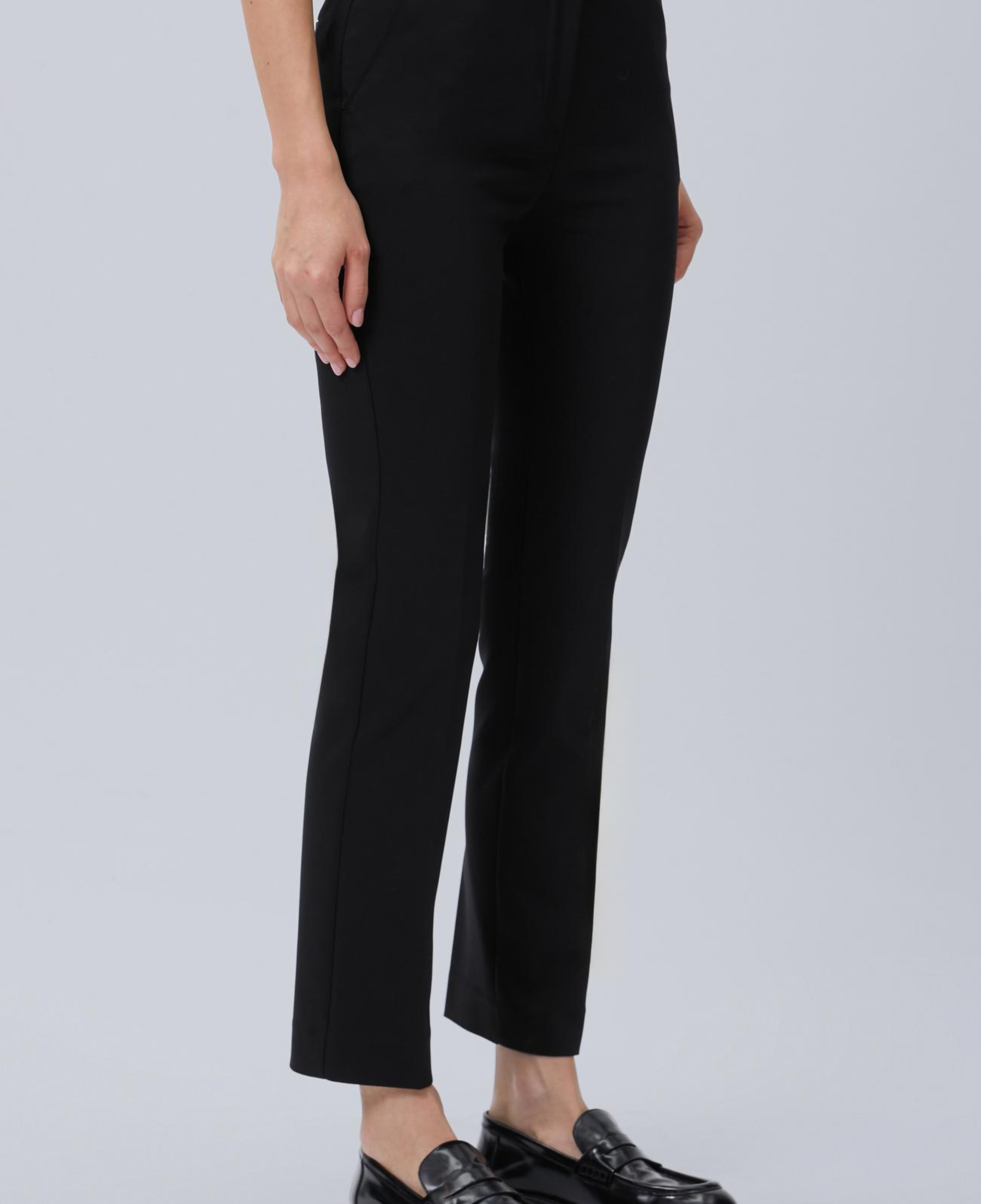 Network Kadın Siyah Smart Casual Pantolon