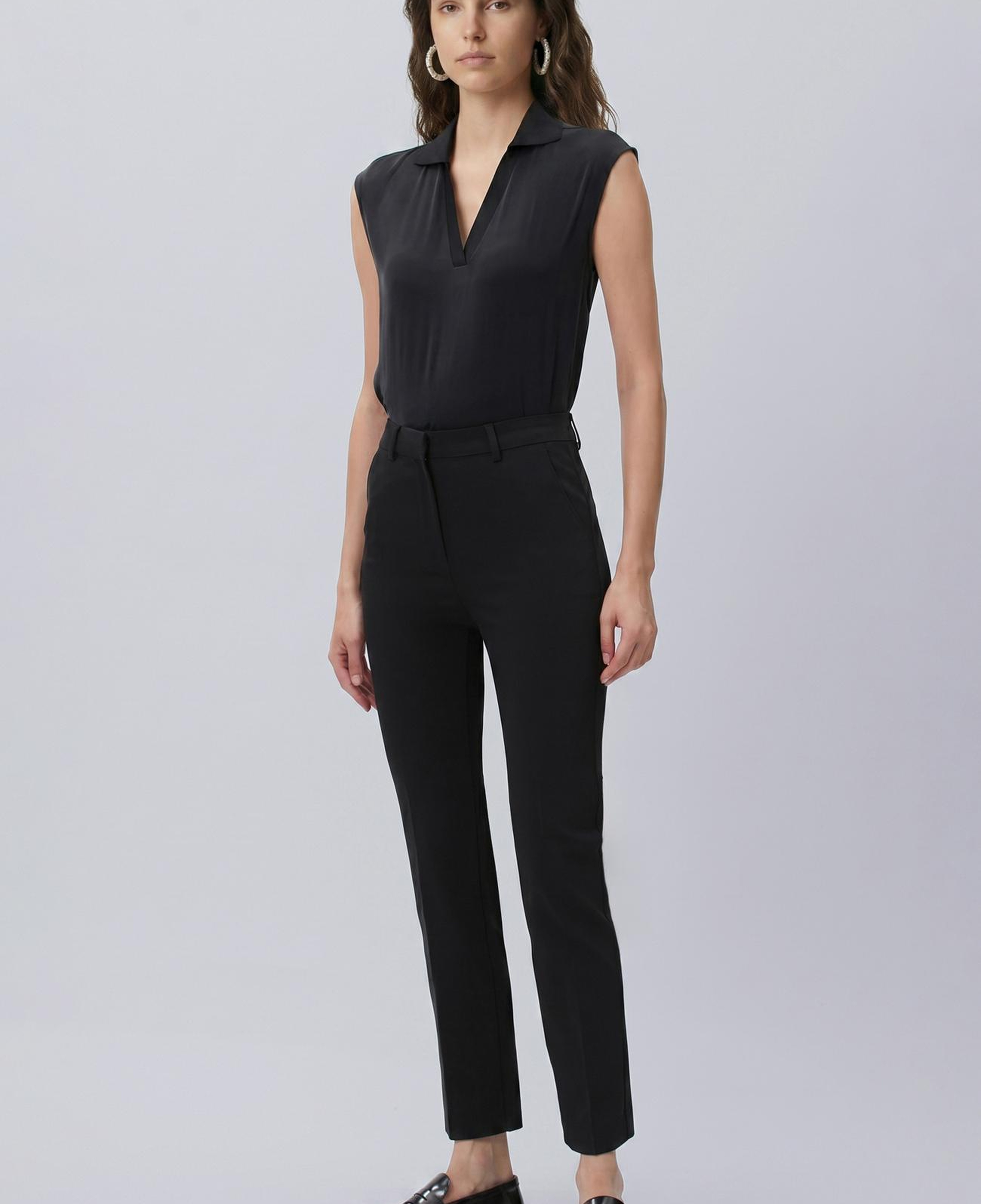 Network Kadın Siyah Smart Casual Pantolon