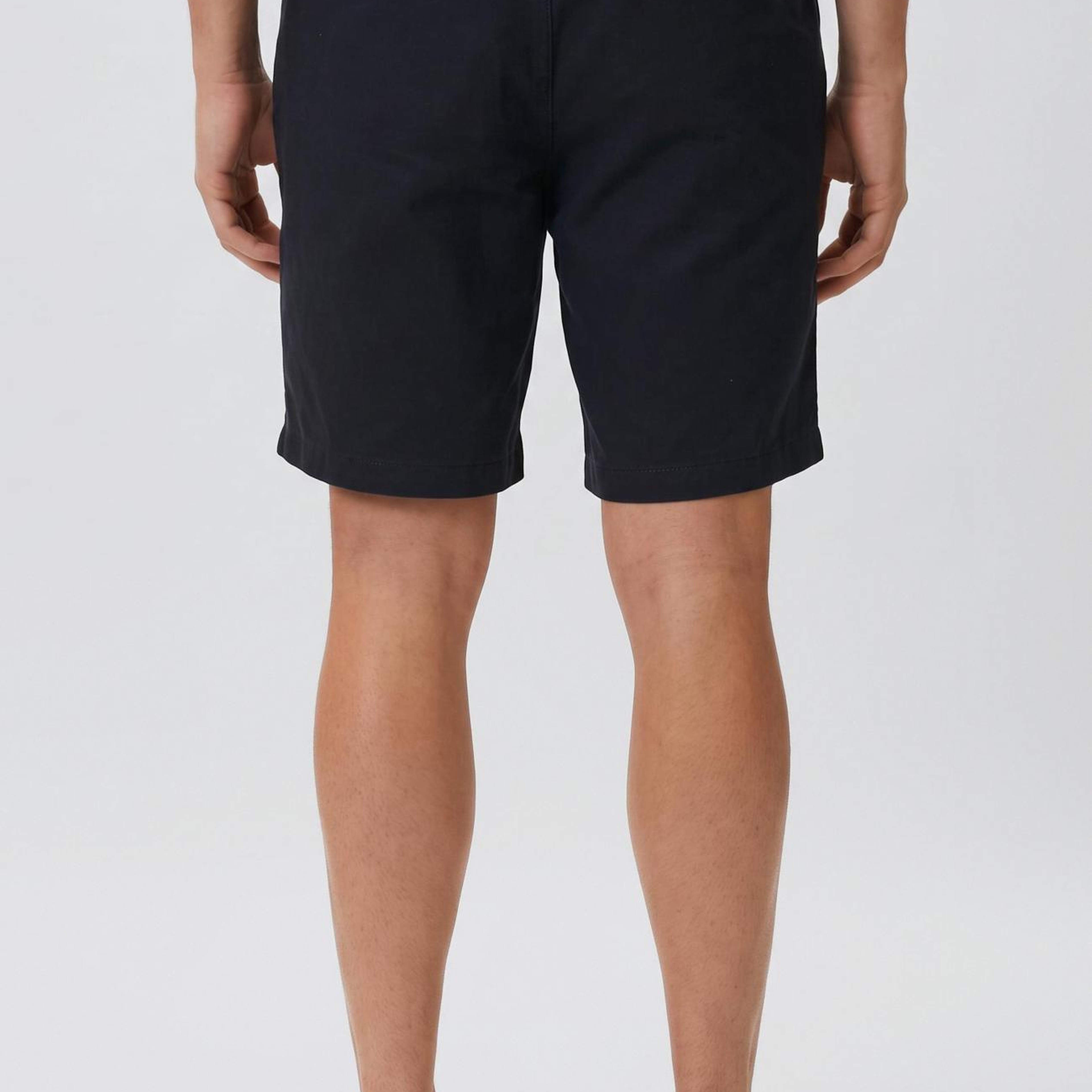 Network Erkek Slim Fit Lacivert Keten Karışımlı Dokuma Şort