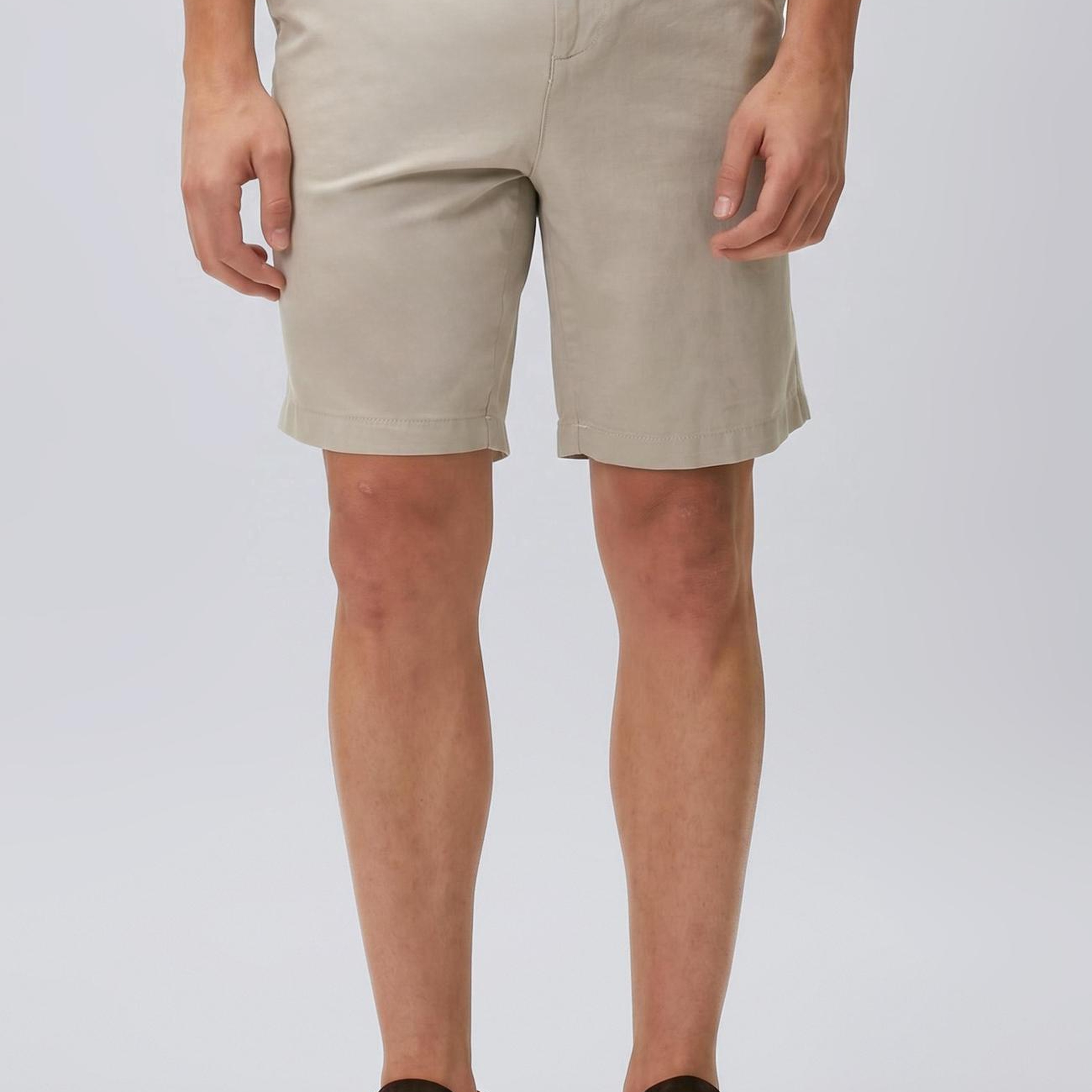 Network Erkek Slim Fit Vizon Keten Karışımlı Dokuma Şort