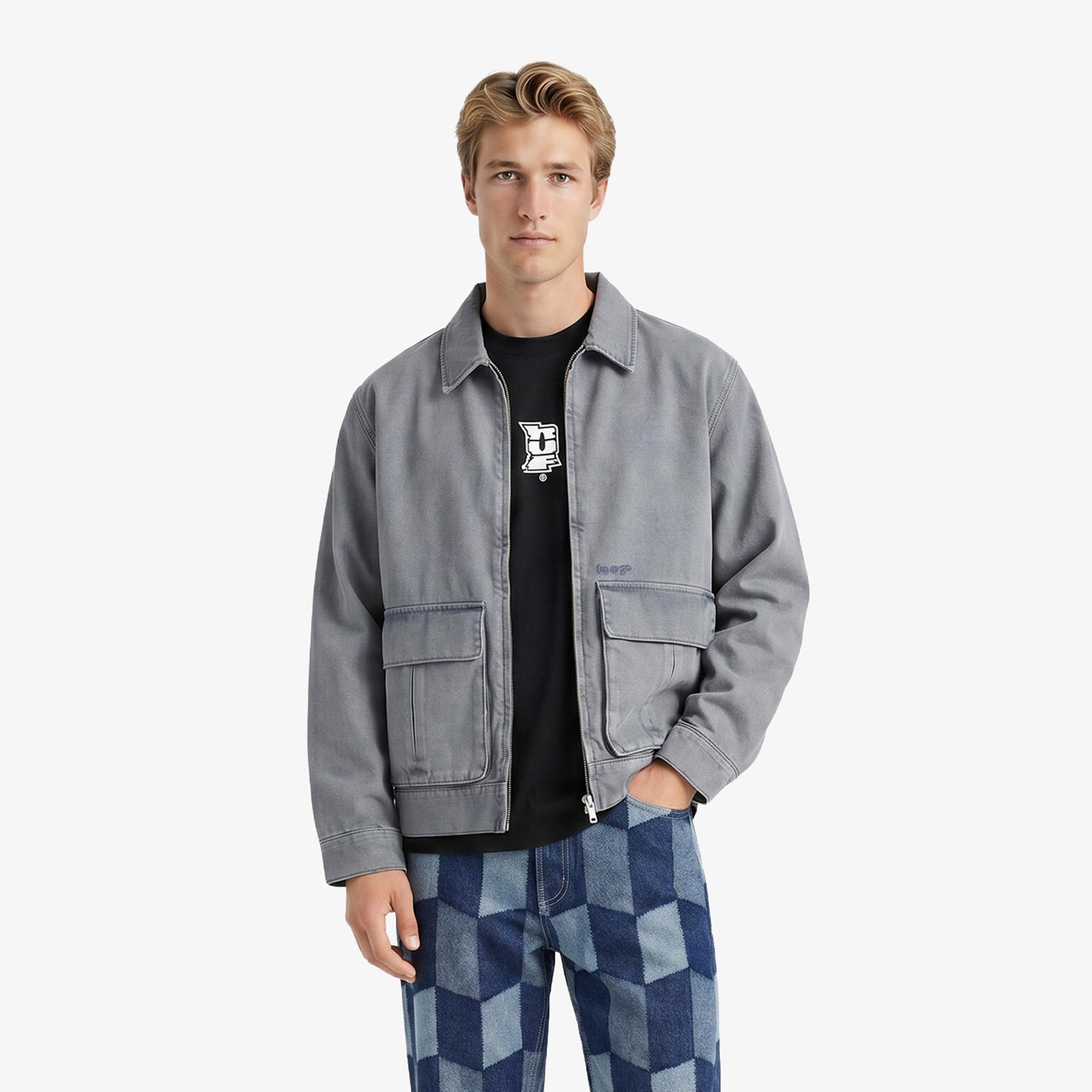 Huf Pacific Work Erkek Mavi Ceket