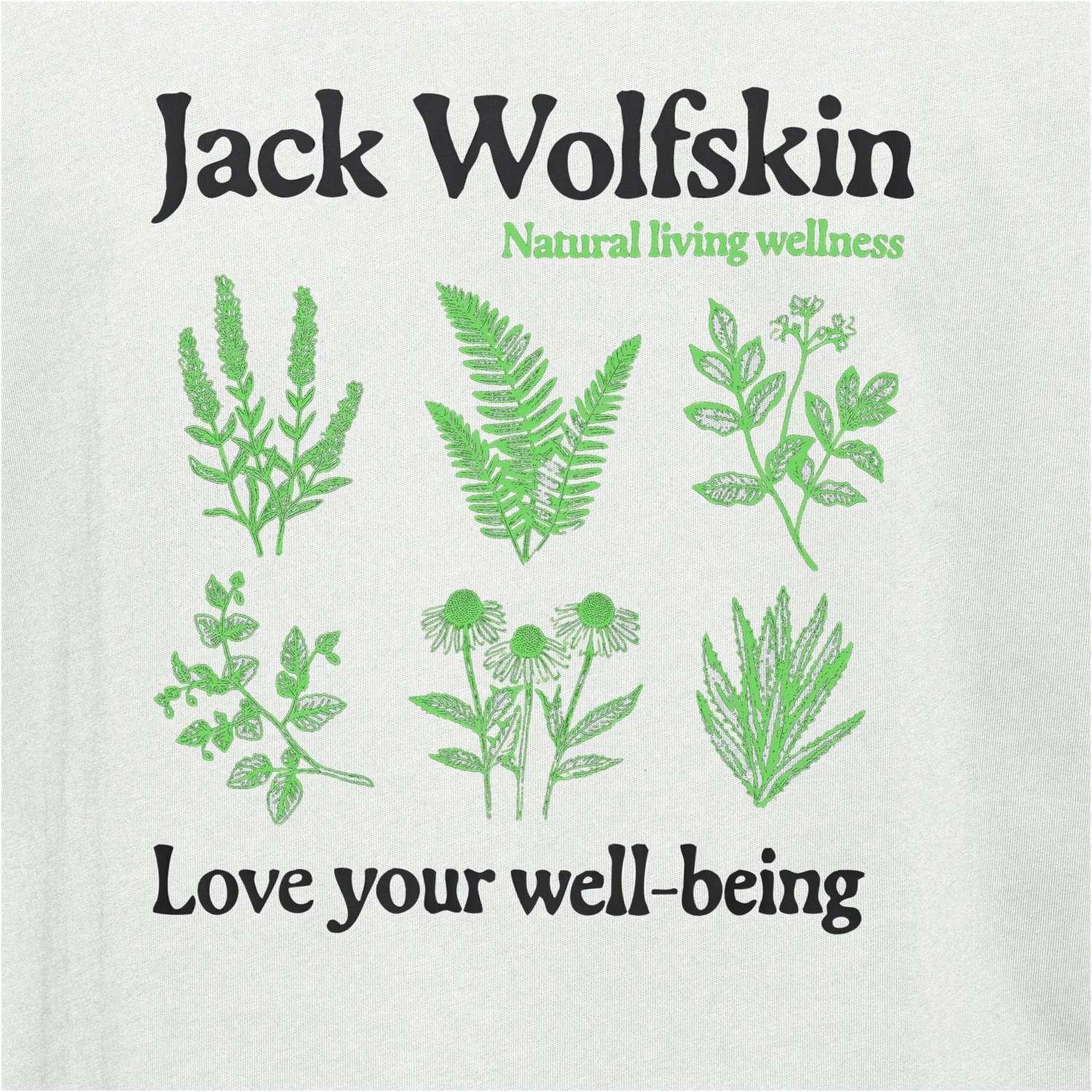 Jack Wolfskin Curious Kadın Beyaz Tişört