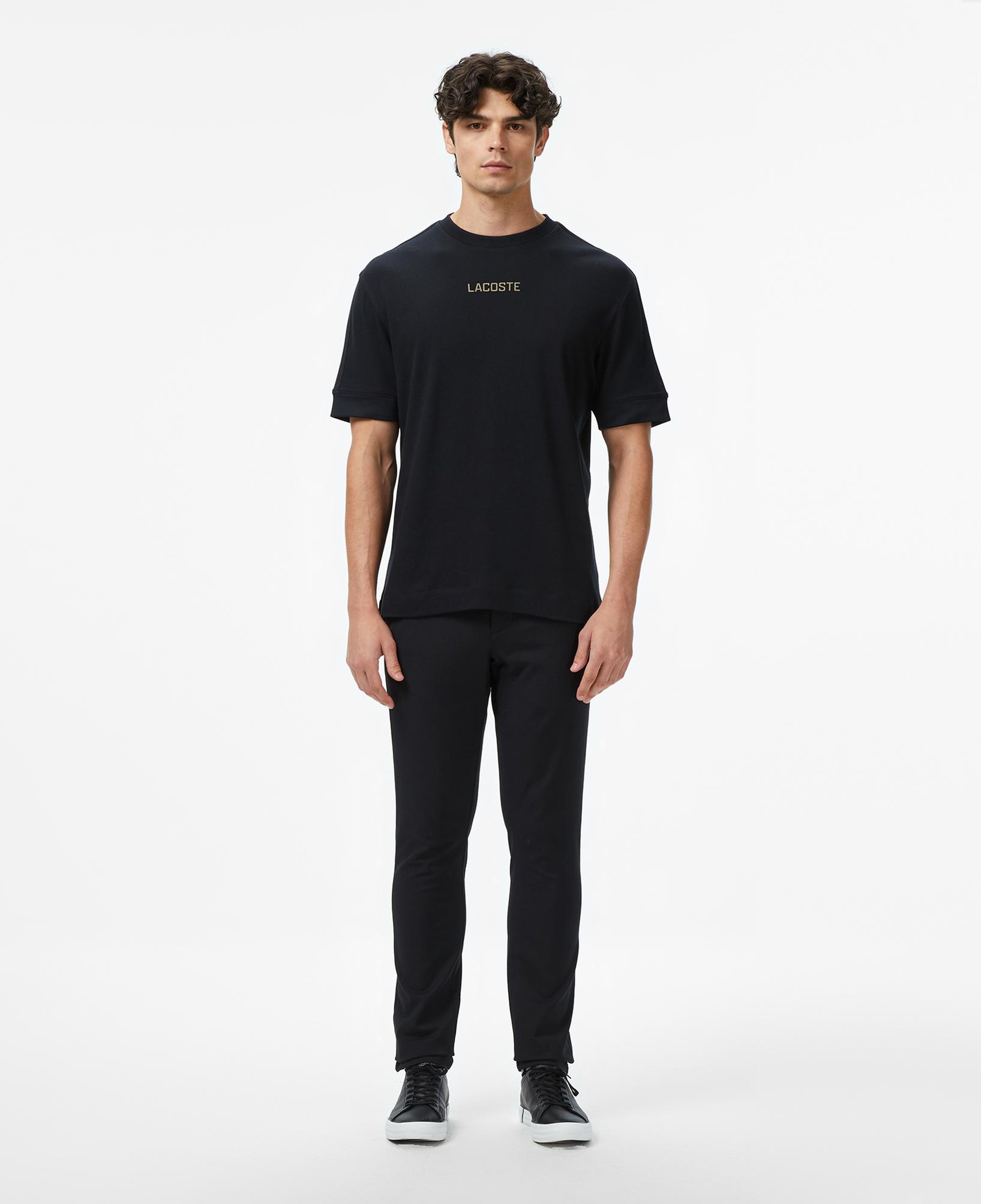 Erkek Slim Fit Siyah Chino Pantolon