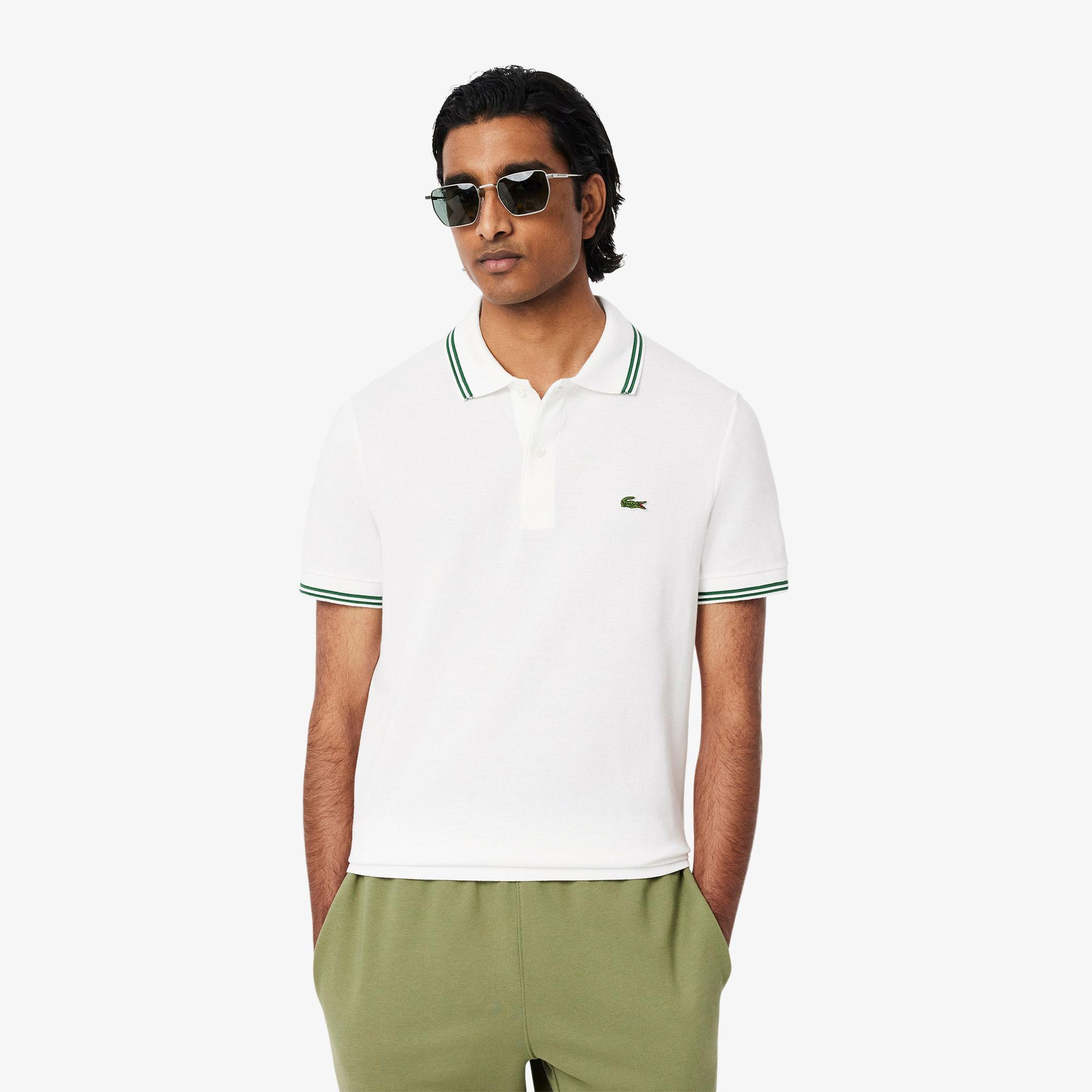 L.12.12 Erkek Regular Fit Beyaz Polo