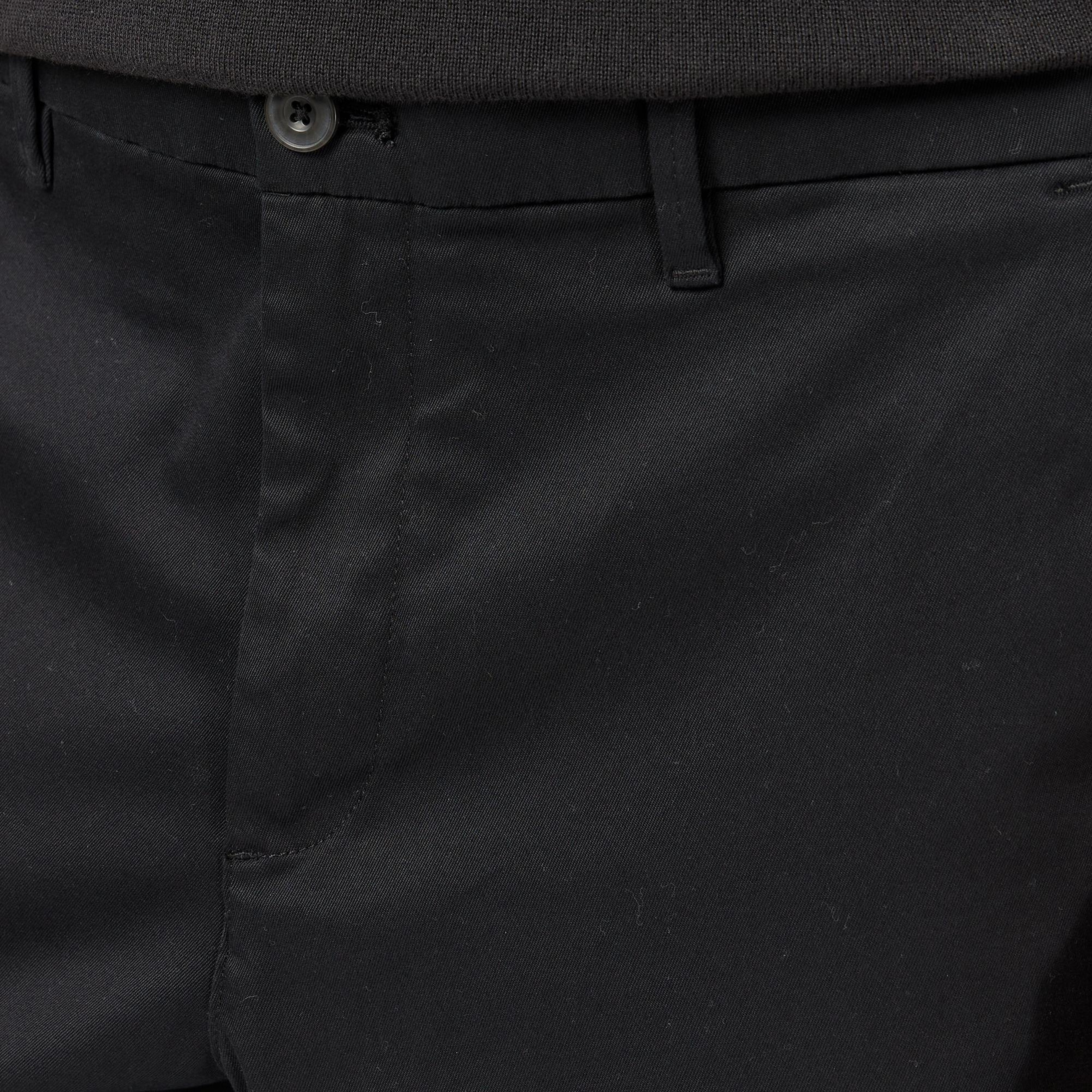 Calvin Klein Slim Refined Stretch Cargo Erkek Siyah Pantolon