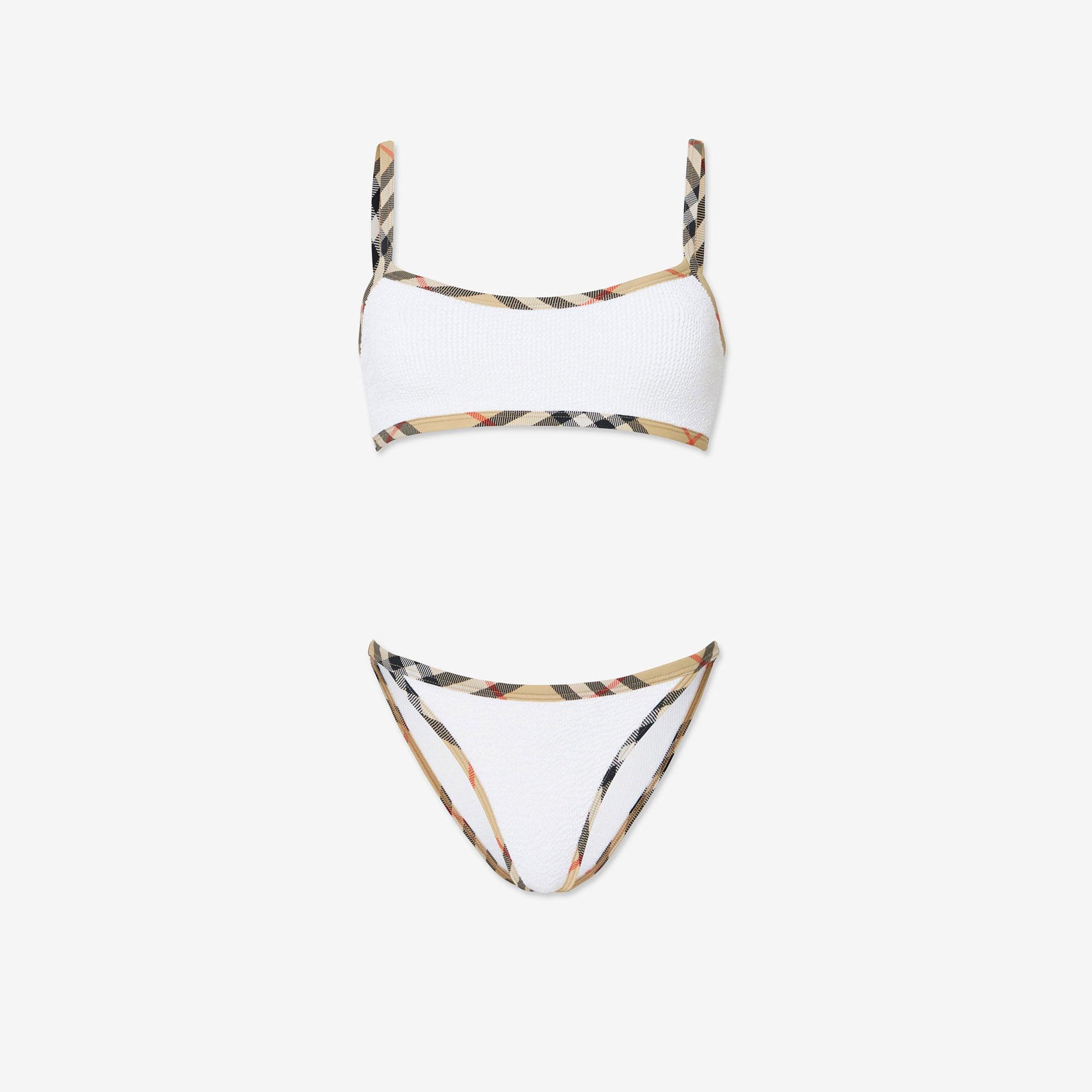 Burberry x Hunza G Tyler Kadın Beyaz Bikini
