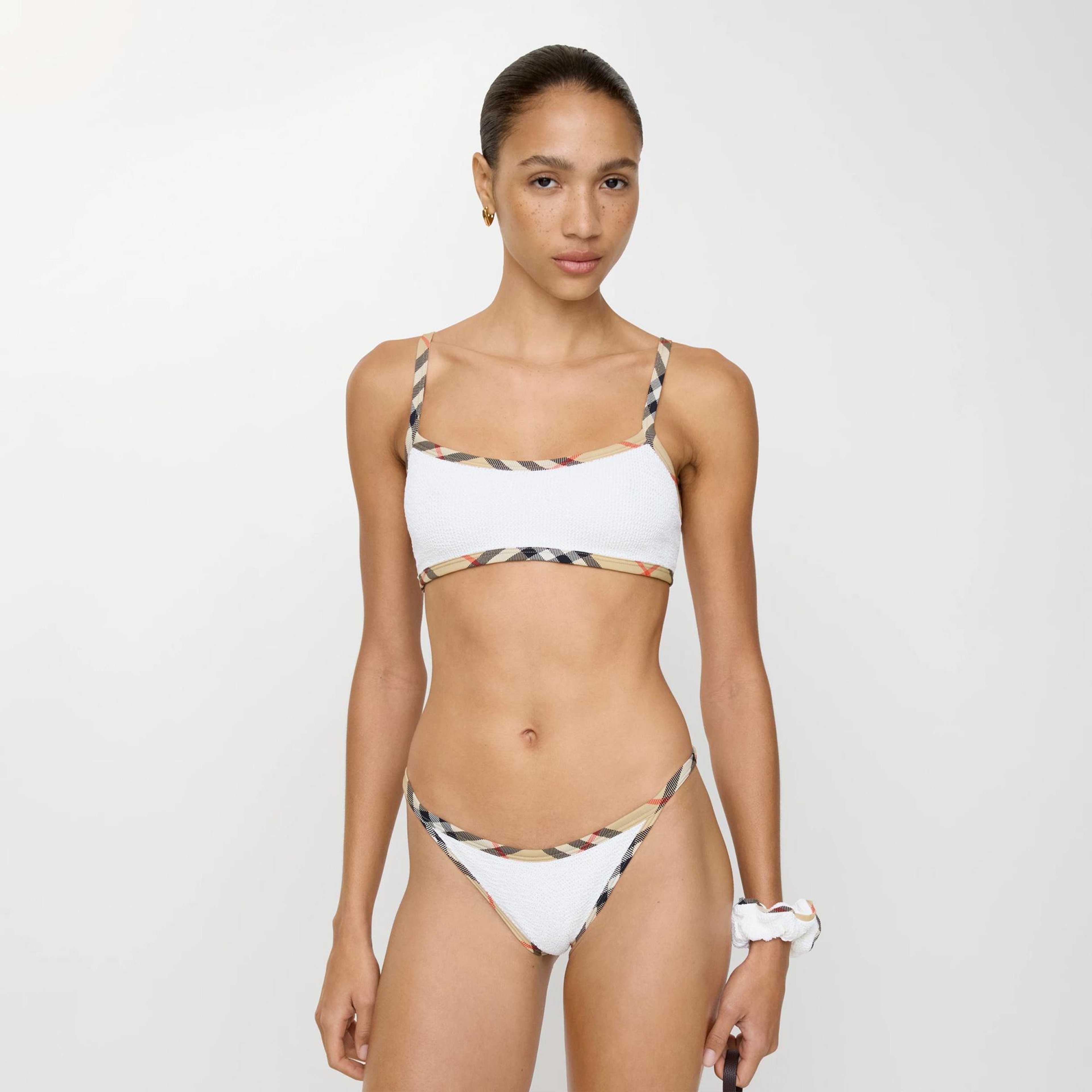 Burberry x Hunza G Tyler Kadın Beyaz Bikini