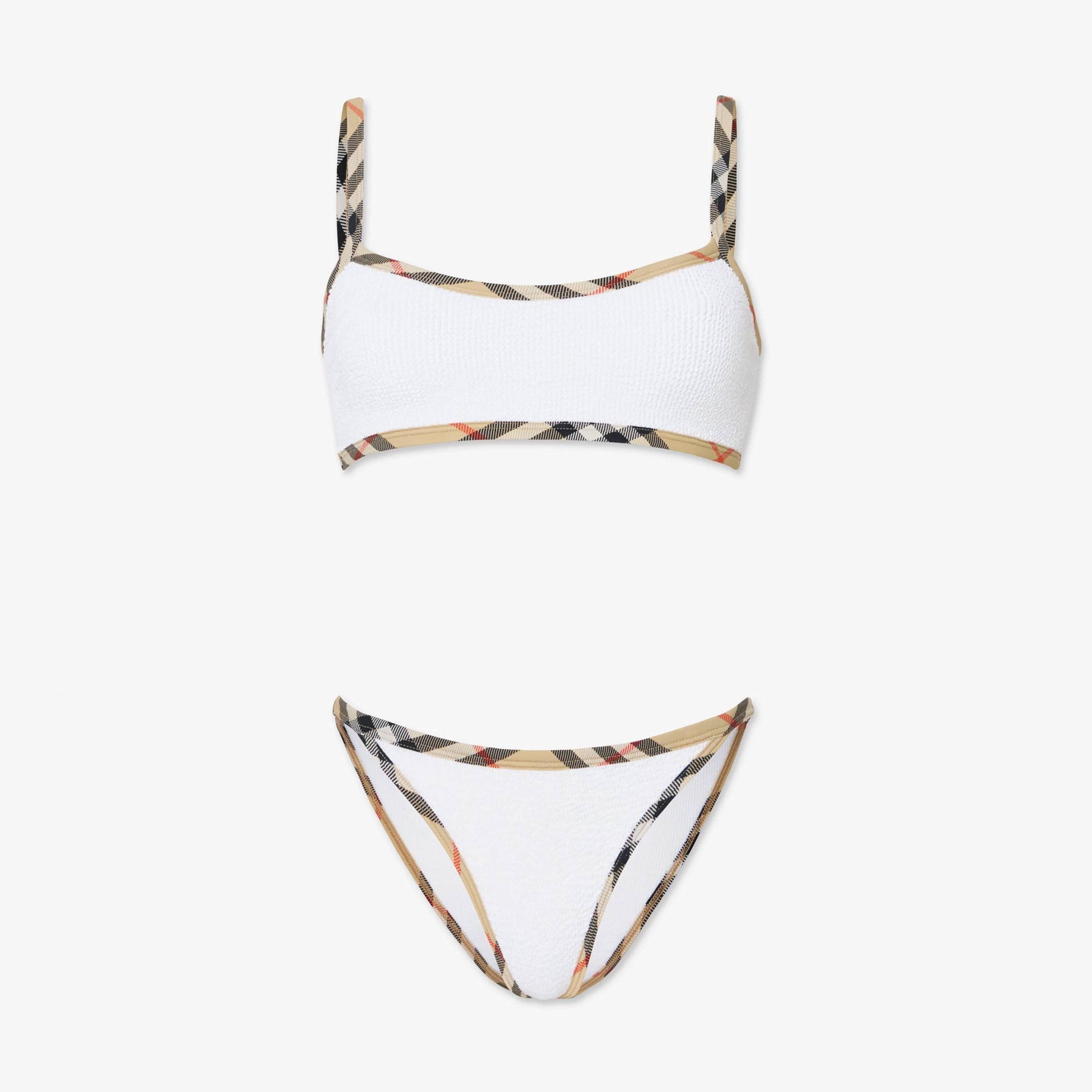 Burberry x Hunza G Tyler Kadın Beyaz Bikini