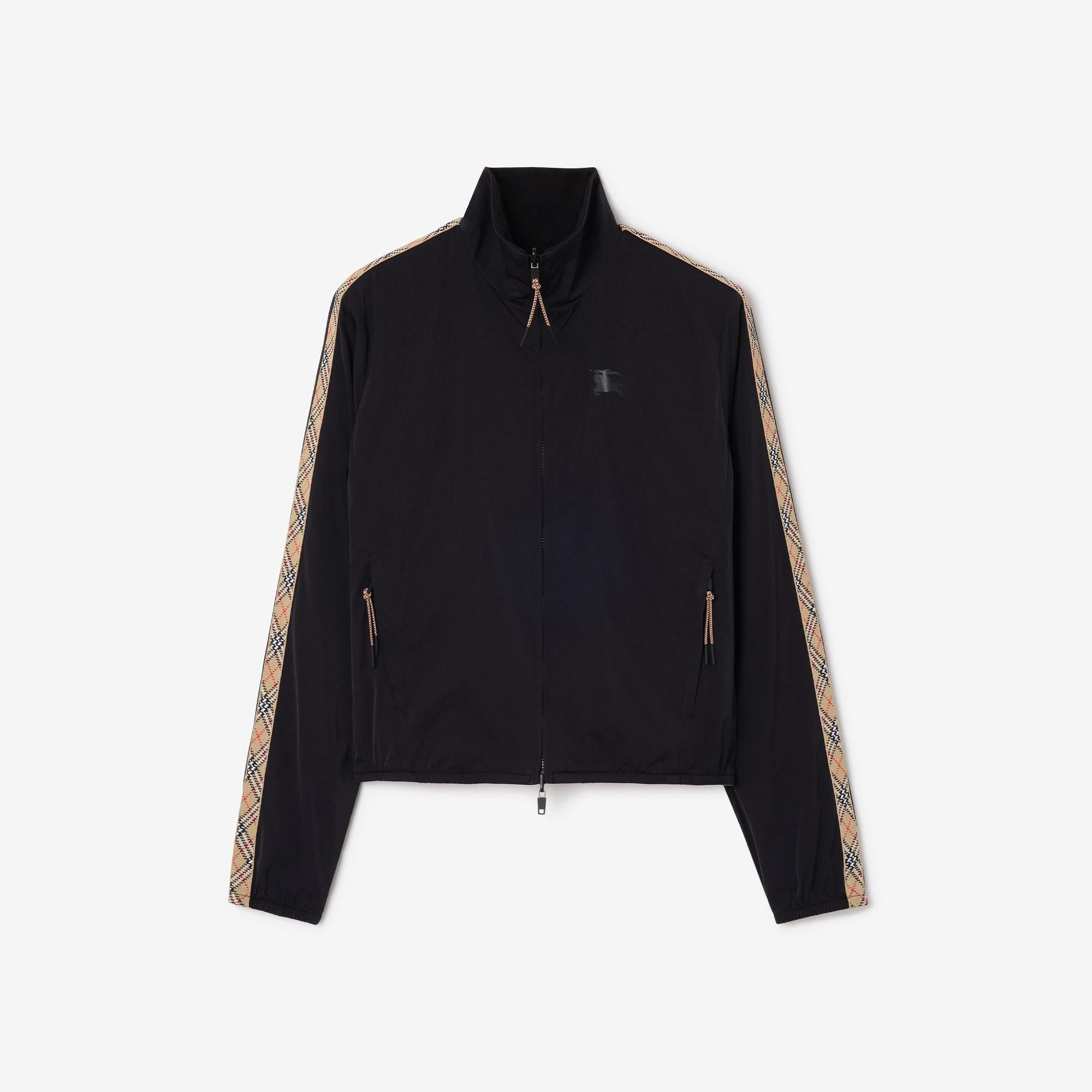 Burberry Reversible Stretch Nylon Kadın Siyah Mont