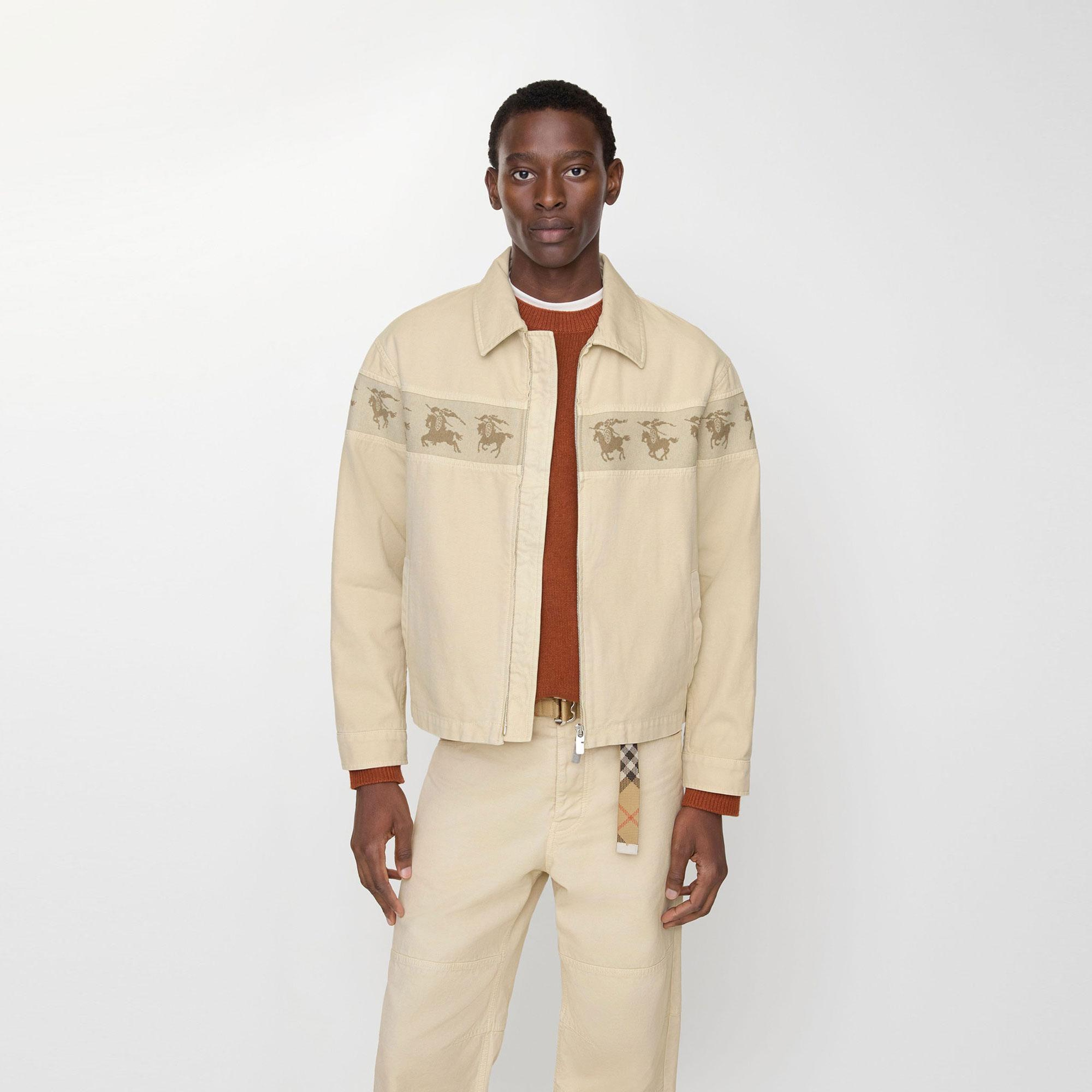 Burberry Erkek Krem Ceket