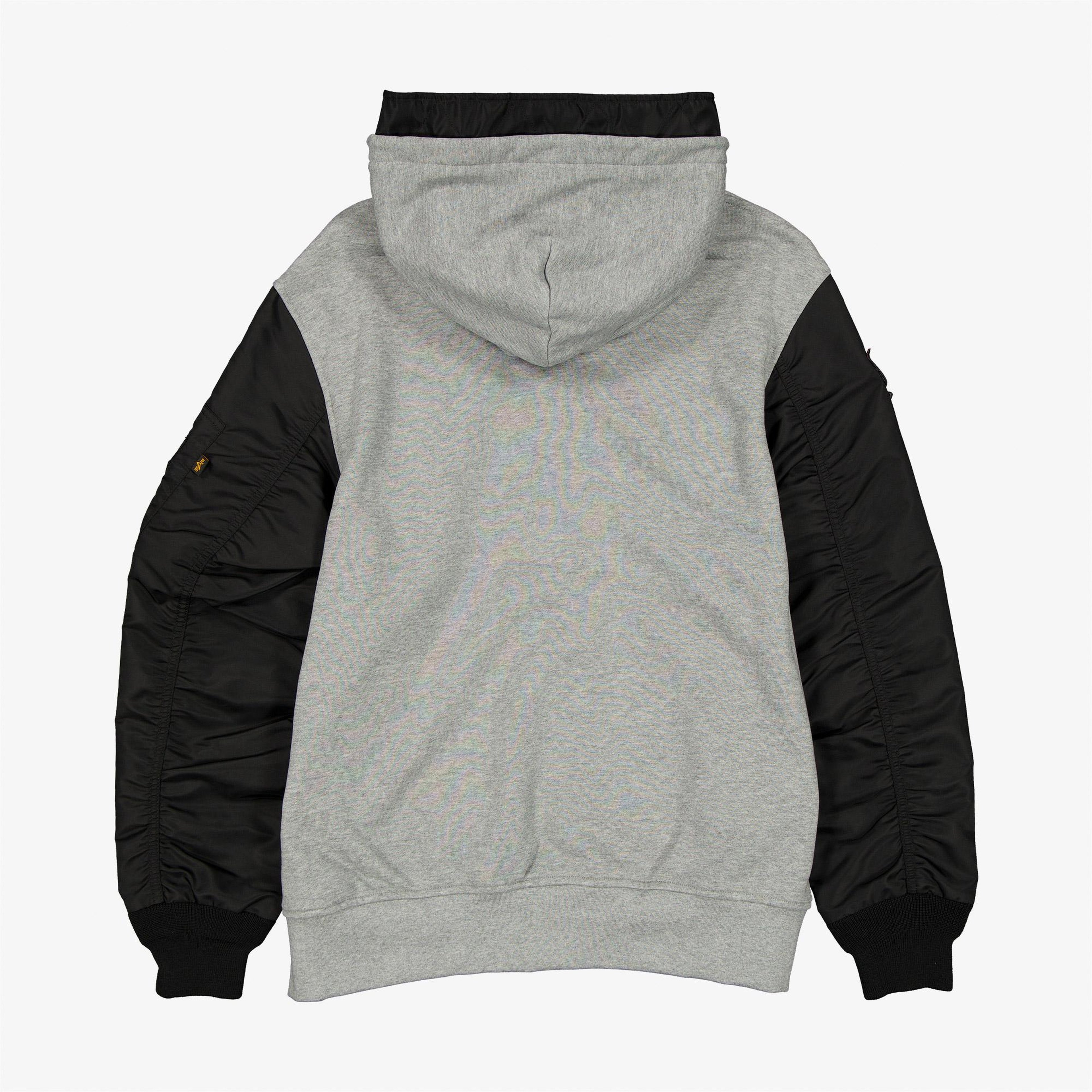Alpha Industries x Chicago Bulls Gray MA-1 Unisex Gri Fermuarlı Ceket