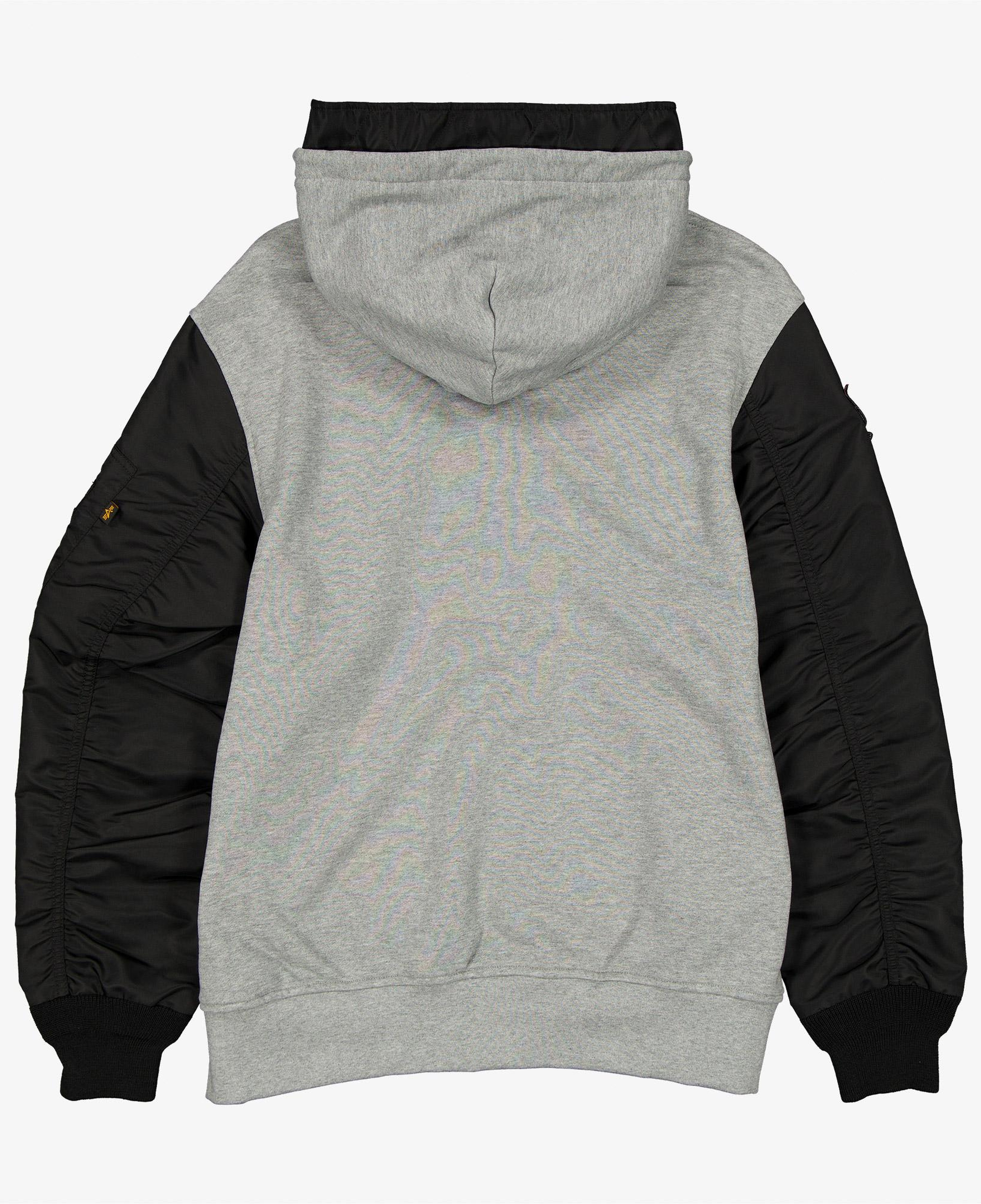 Alpha Industries x Chicago Bulls Gray MA-1 Unisex Gri Fermuarlı Ceket