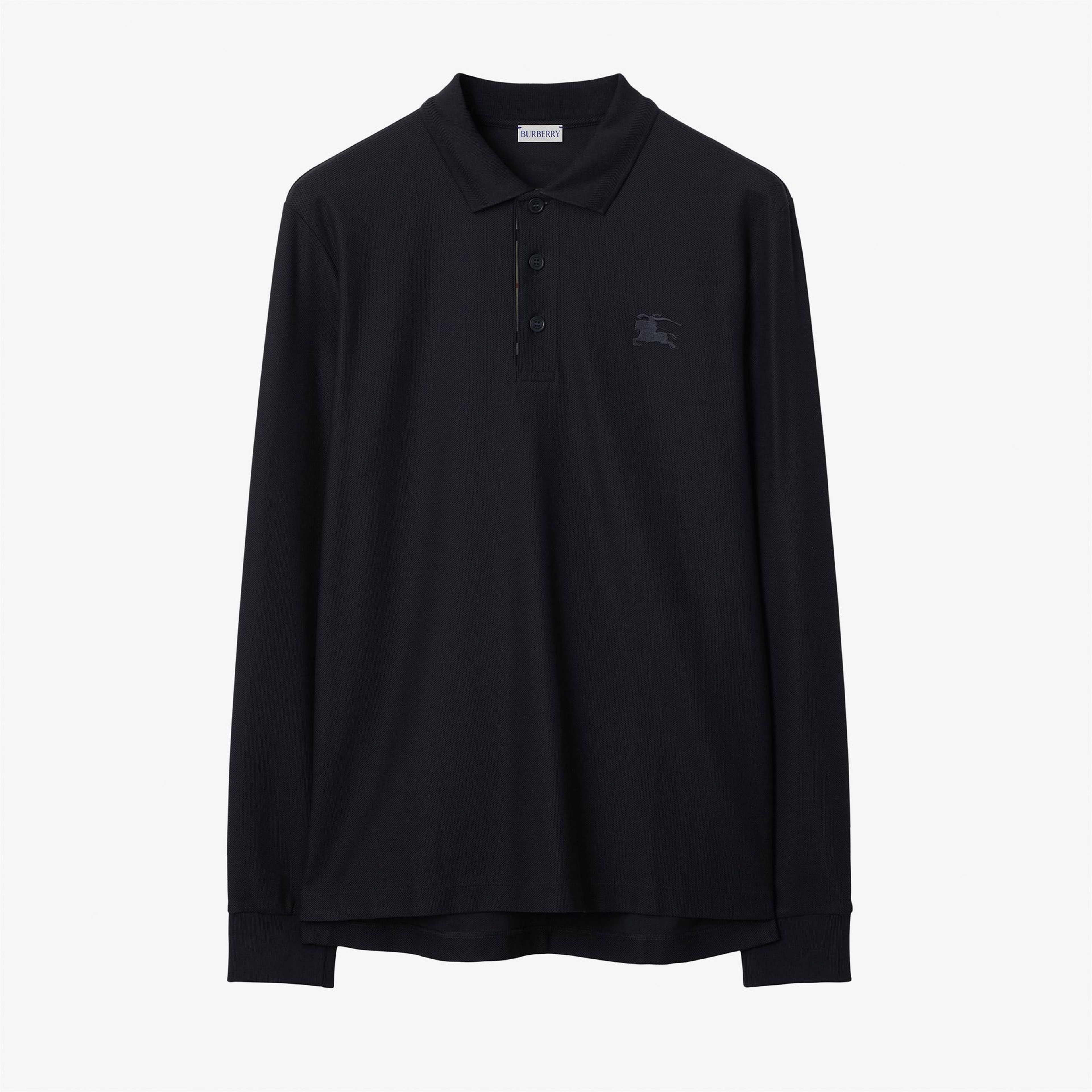 Burberry Pamuklu Erkek Lacivert Polo